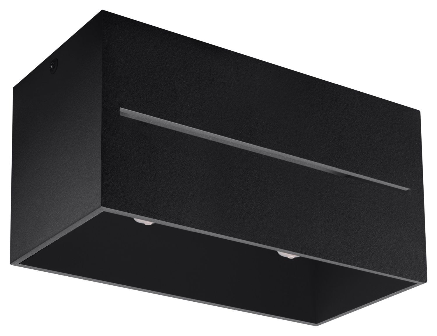 Plafonnier angulaire CAMILLIA Noir Aluminium L:20cm