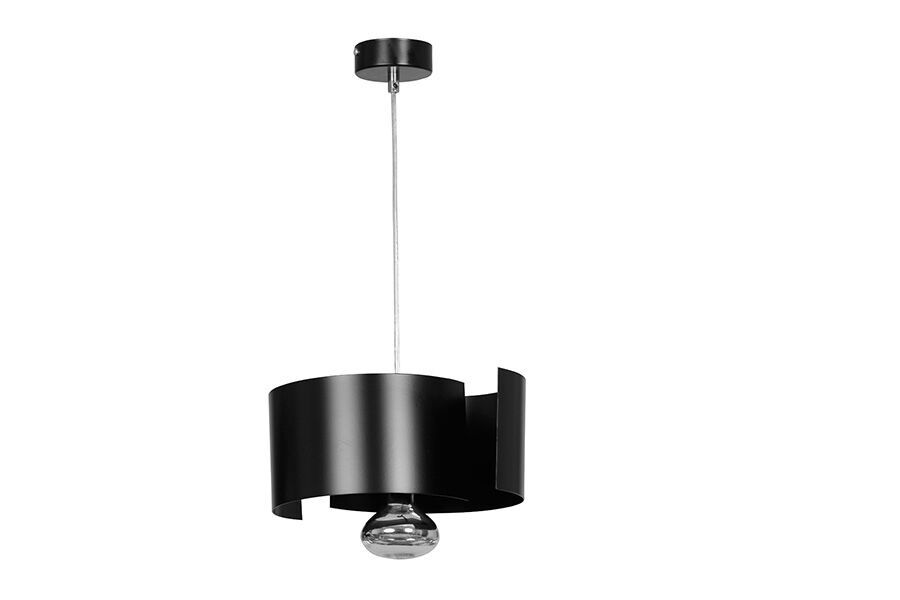 Lampe à suspension Noir Métal Design Moderne E27