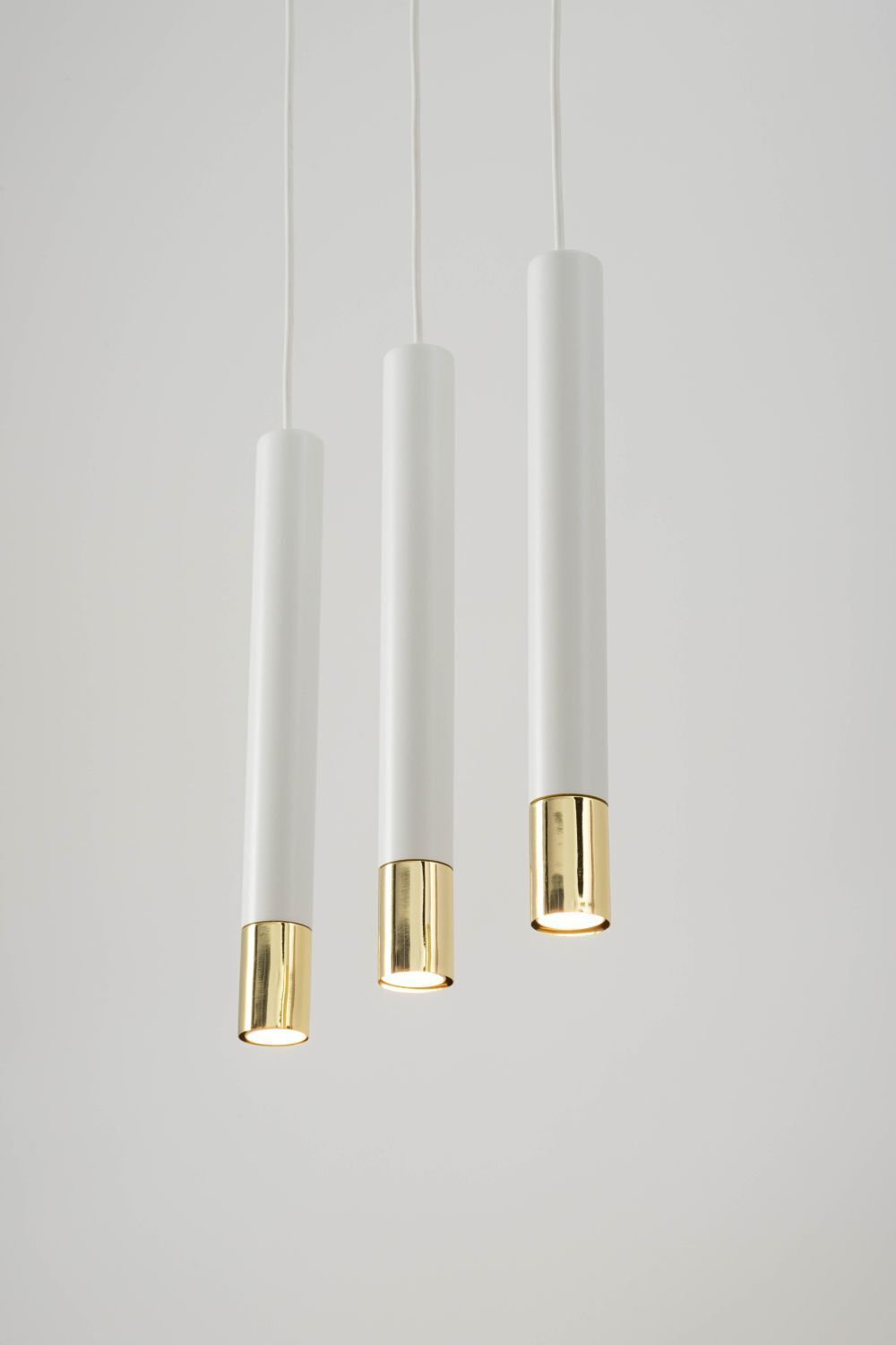 Lampe à suspendre Blanc Or élégant Moderne Métal Table à manger
