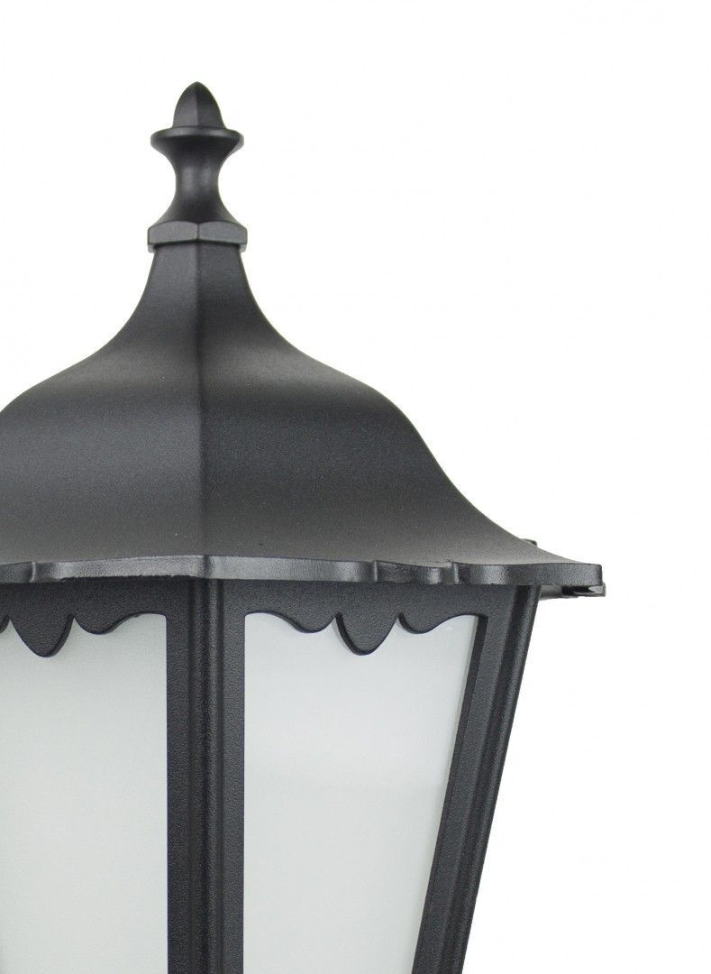 Lampe de chemin Noir 65cm Rustique IP43 E27 DILSEN