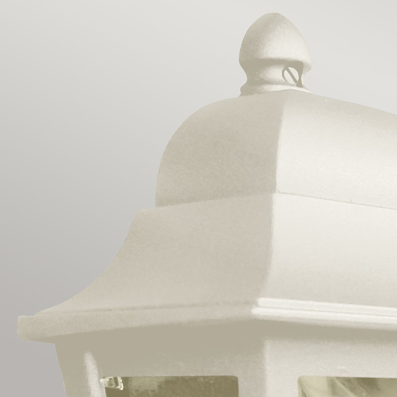 Lampe d'extérieur murale IP44 en crème rustique E27 H : 32,5 cm