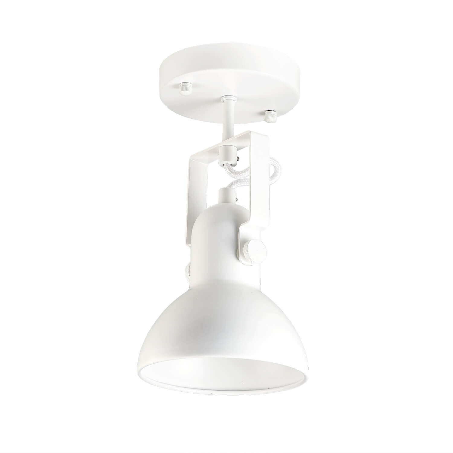 Lampe spot blanche DALLAS Retro Design E14 ajustable Deckenleuchte