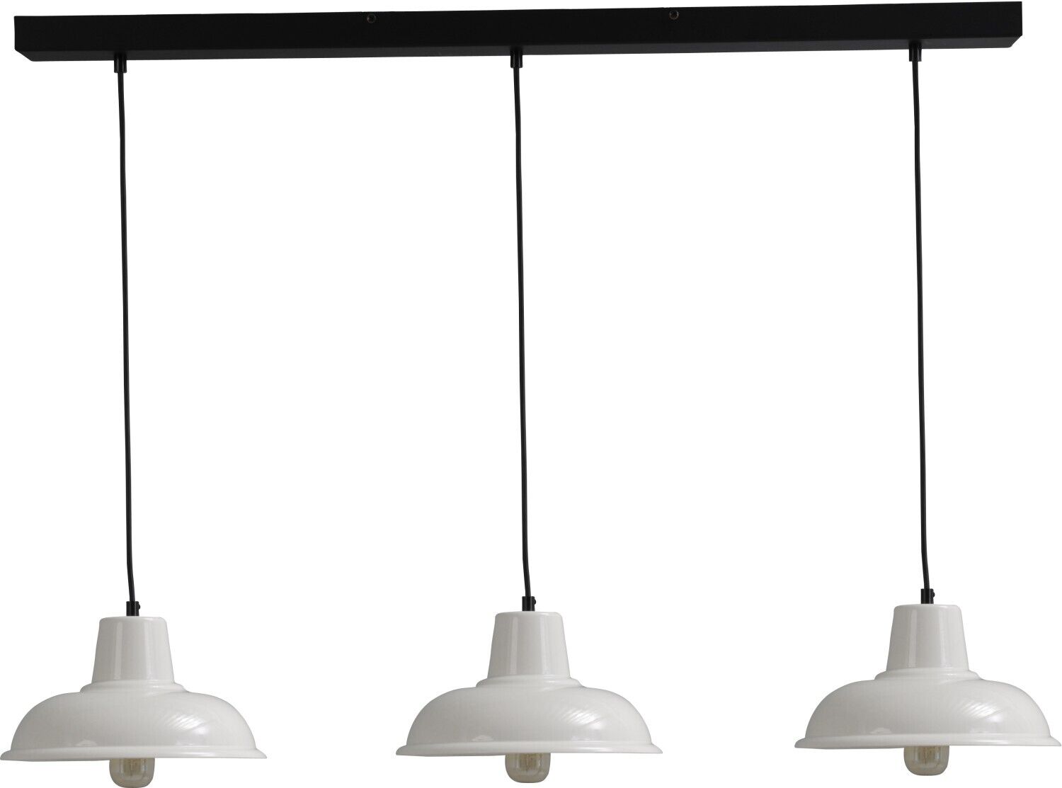 Suspension industrielle Lampe à suspendre en blanc