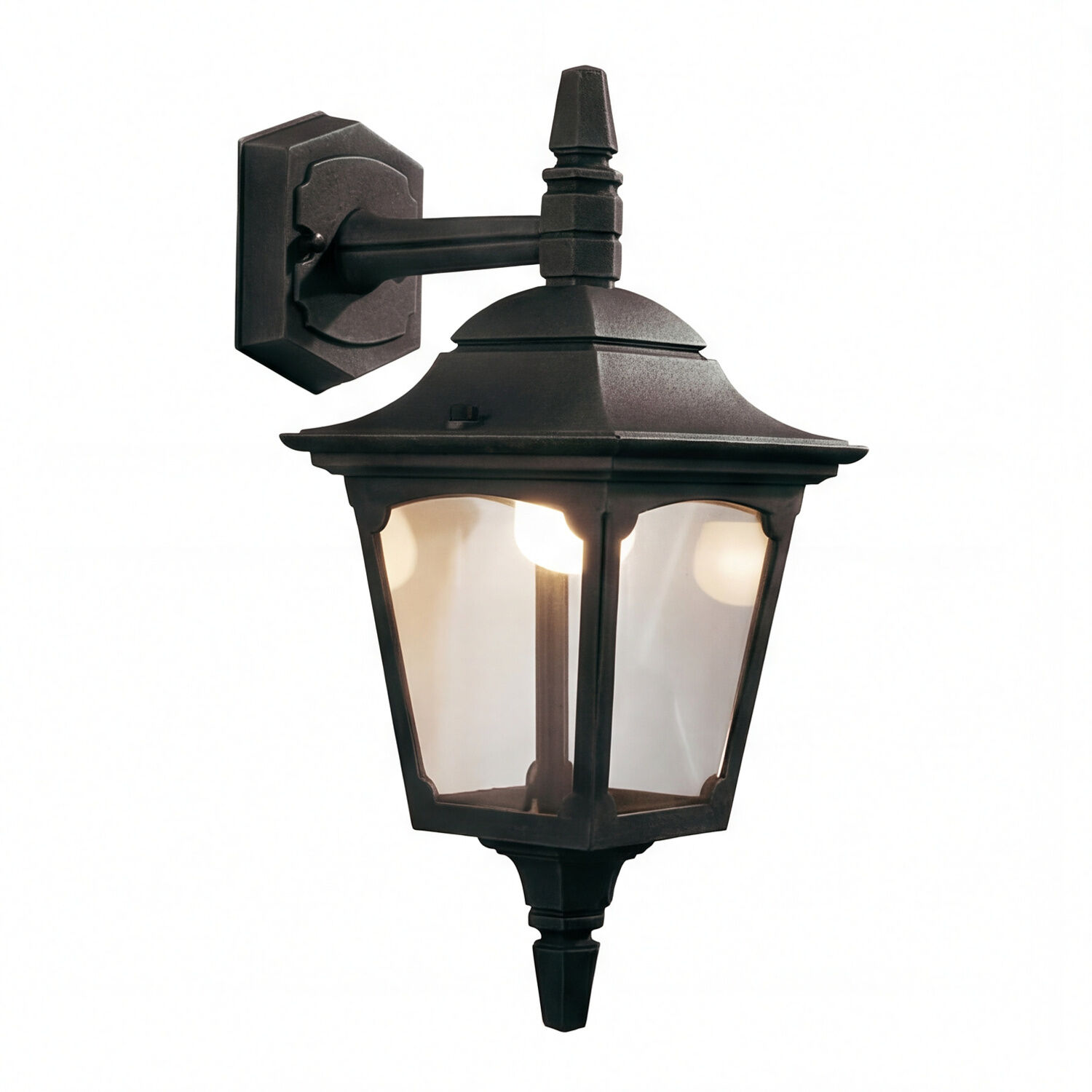 aussen-wandleuchte-aussenlampe-frankie-1-flammig-schwarz-rustikal-vintage-173-1 Wandleuchte, Außenlampe, Laterne, Lampe, Metall