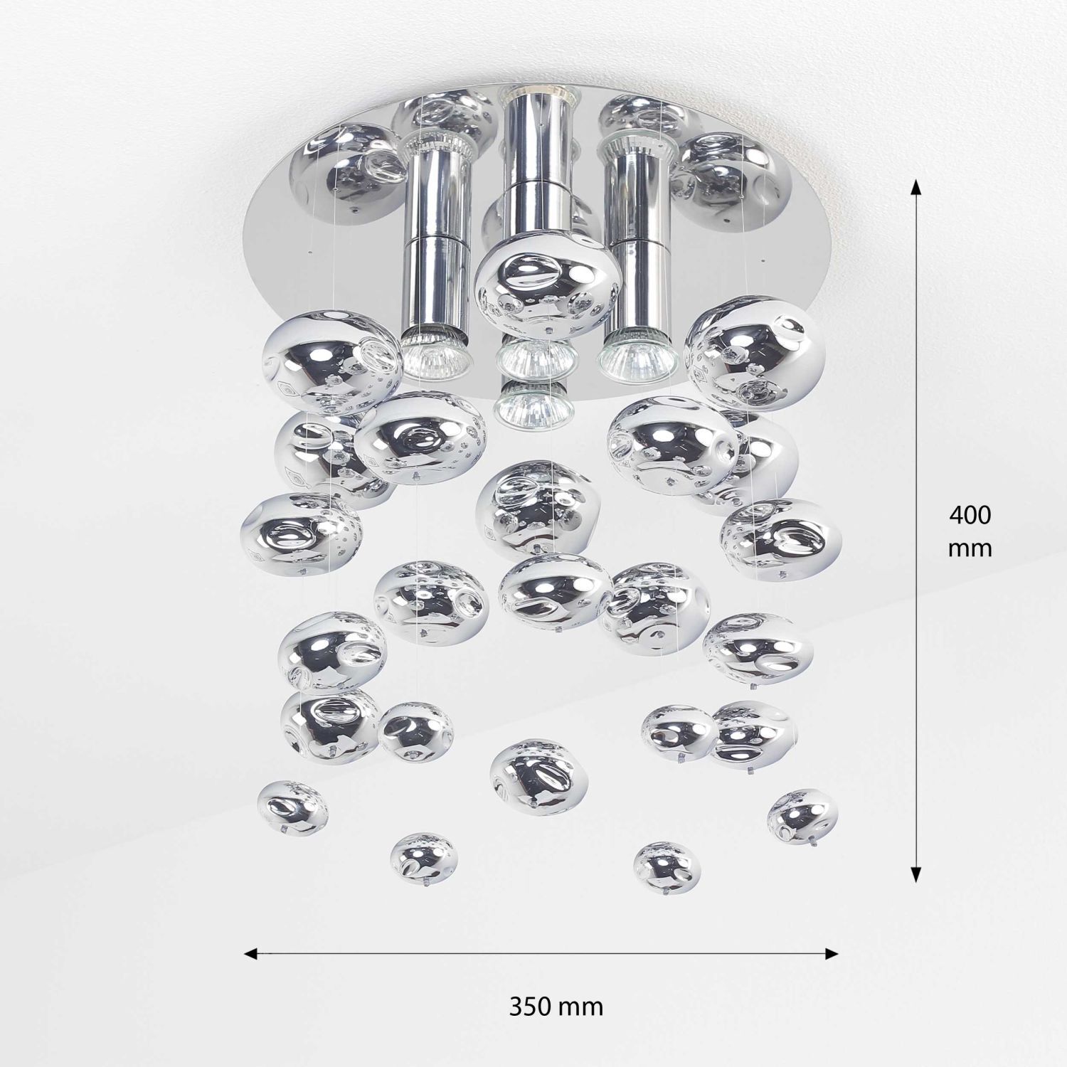 Lampe de salon moderne en cristal