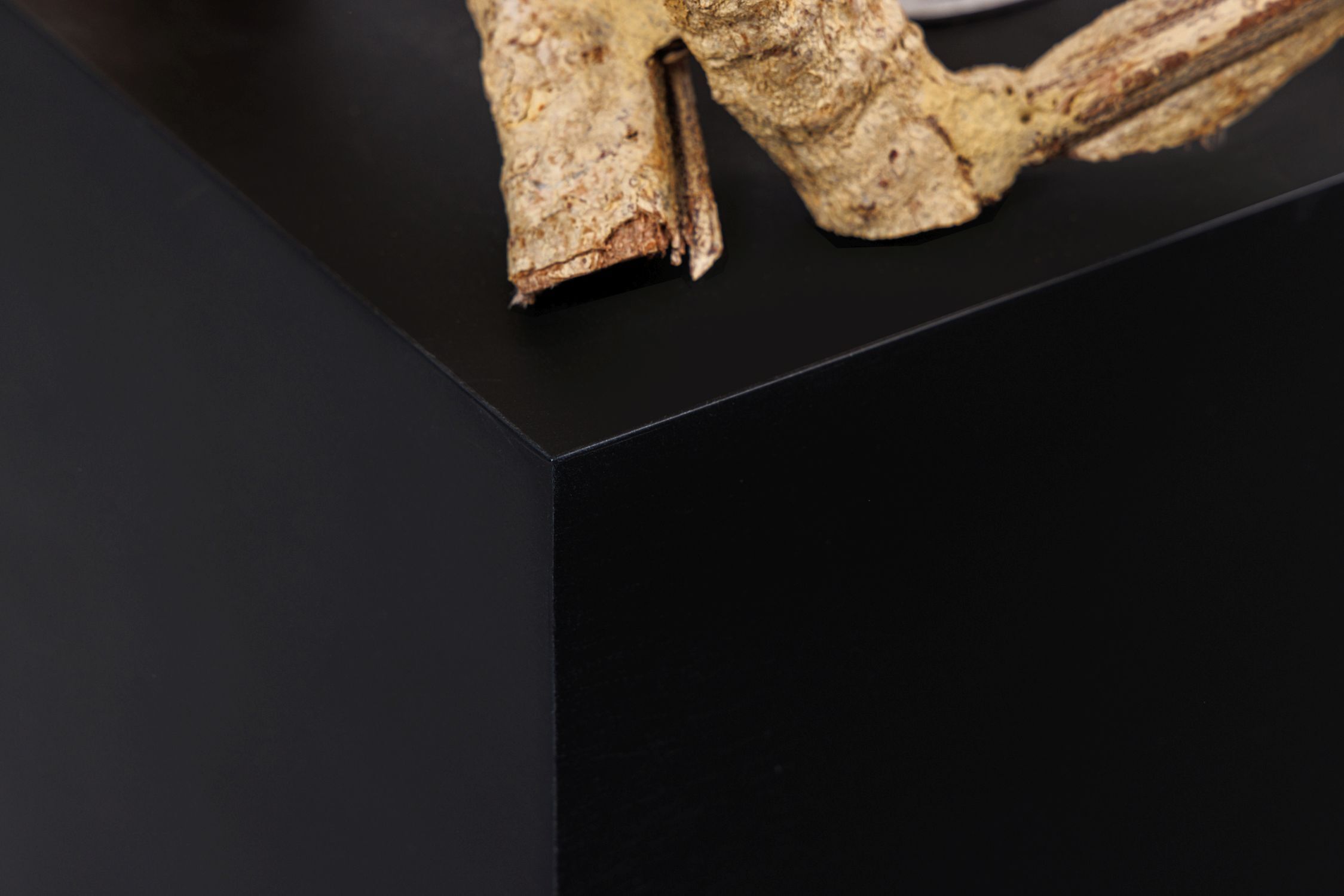 Stehlampe Holz Schwarz Natur 151 cm LED GU10 inklusive Holz