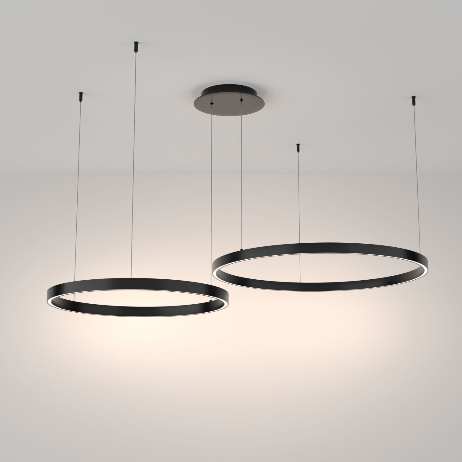 Lustre à LED aluminium lumière blanc neutre 4000 K Deckenleuchte, Kronleuchter, Lampe, Leuchte