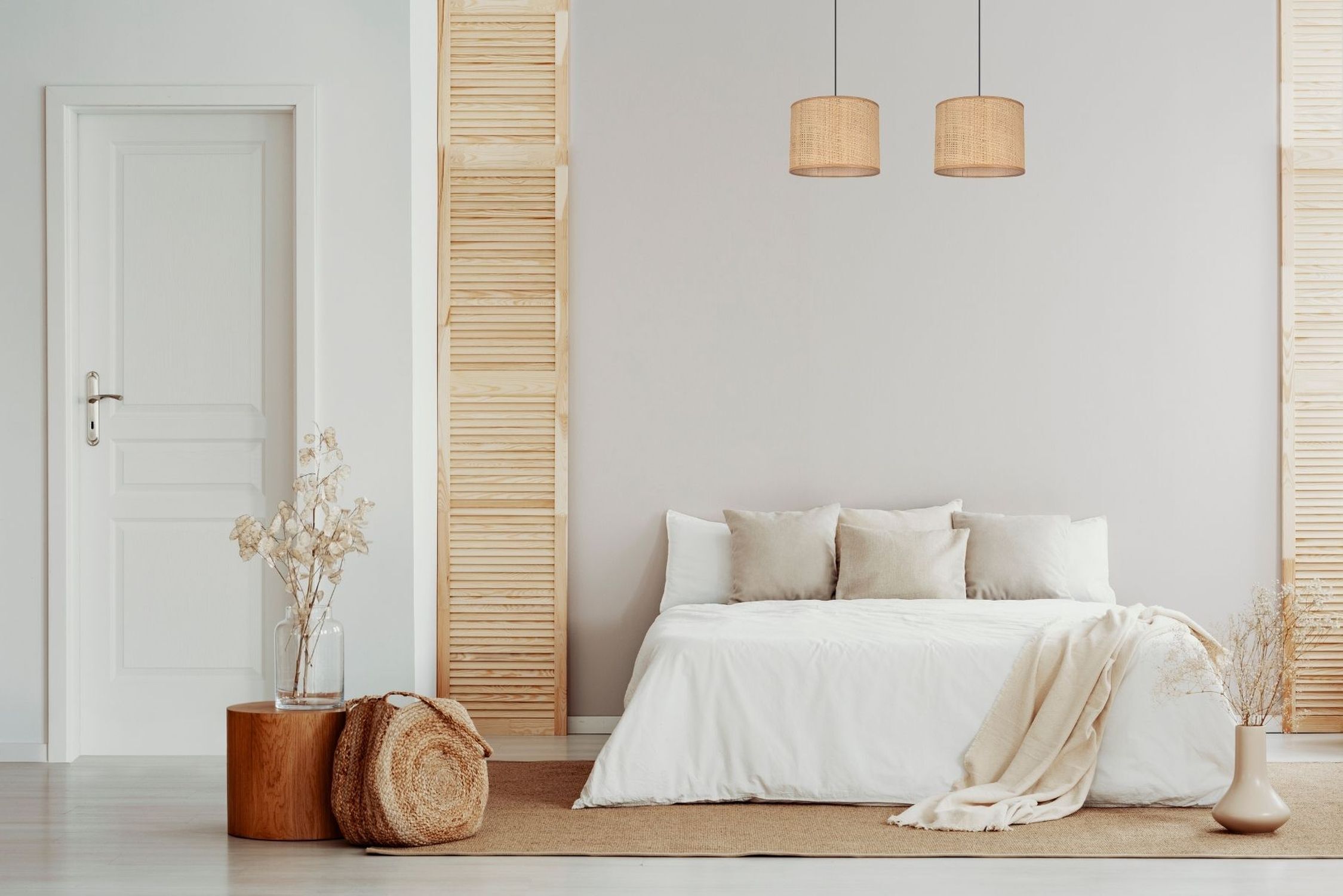 Blendarme Suspension Tissu Marron E27 50 cm allongé