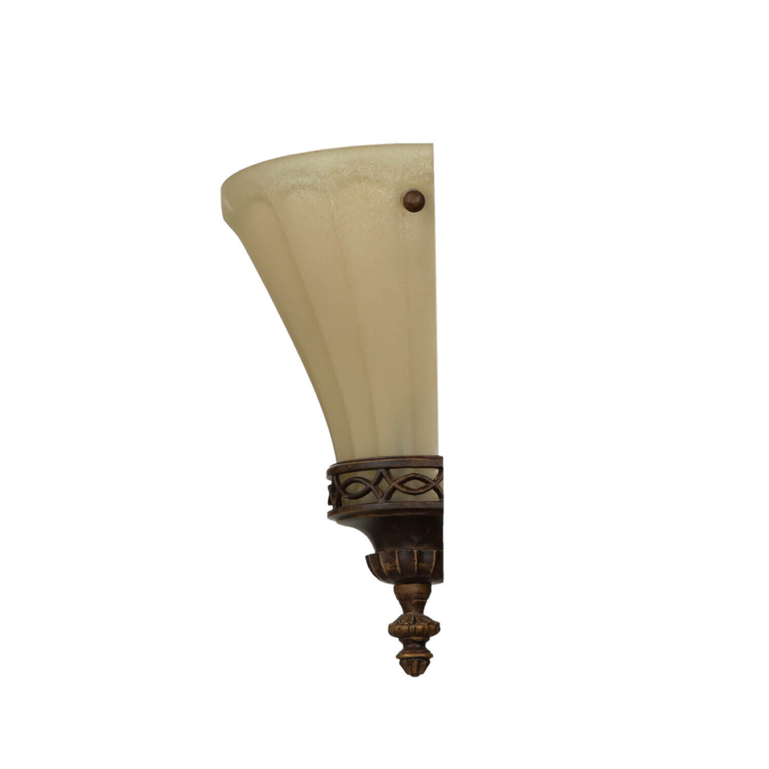 Applique ANABELL 1 Marron Lampe rustique Bras éblouissant