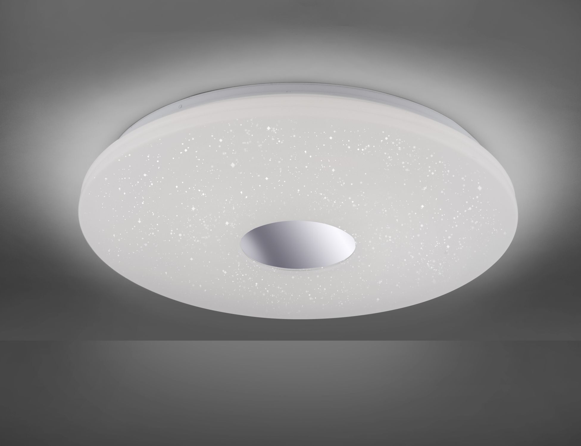 Lampe de plafonnier LED romantique Ciel étoilé IP44 en chrome