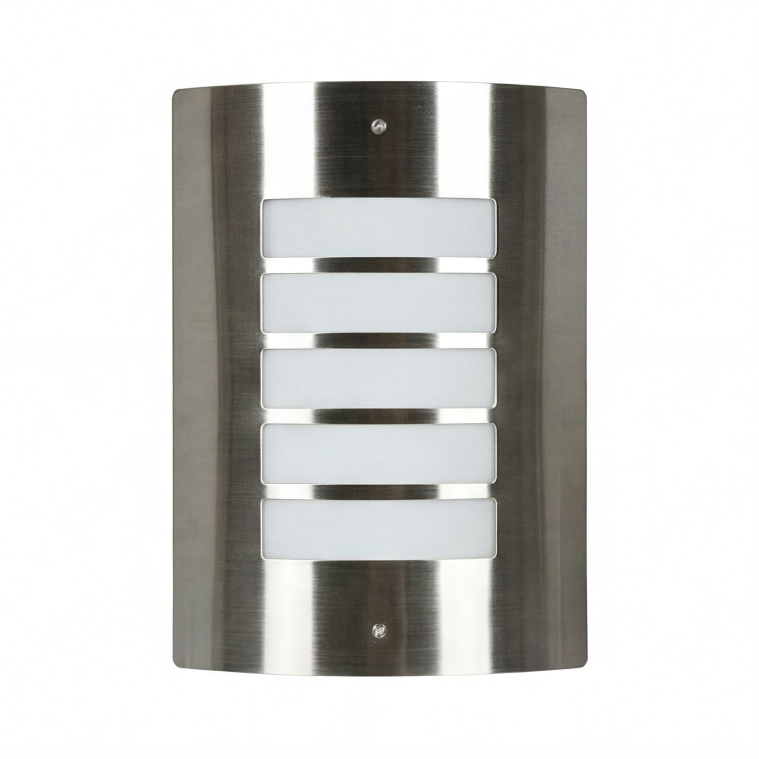 Wandlampe, Wand-Leuchte, Edelstahl, brilliante Oberfläche, LED-Schlitzleuchte