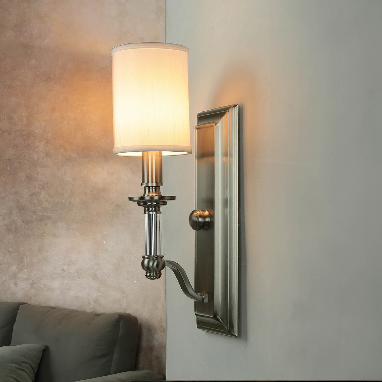 Applique murale LUANA en nickel L:11cm Lampe design