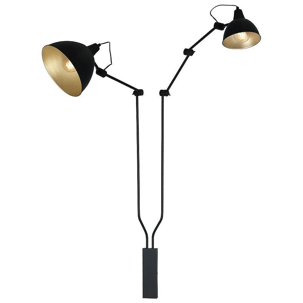 Applique noire or Moderne flexible Lampe de lecture