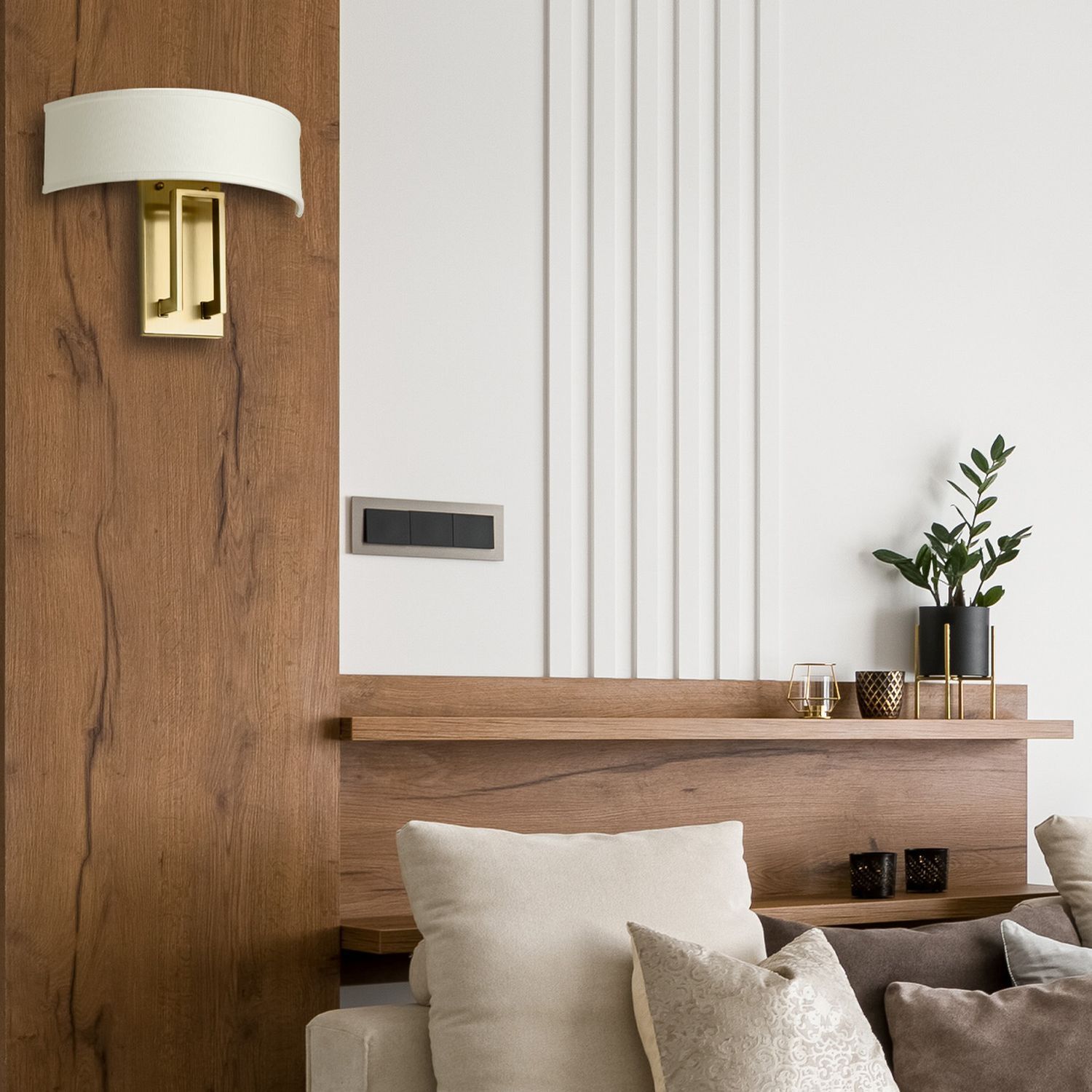 Drinnen, Innenarchitektur, Kissen, Gebeiztes Holz, Holzpaneele