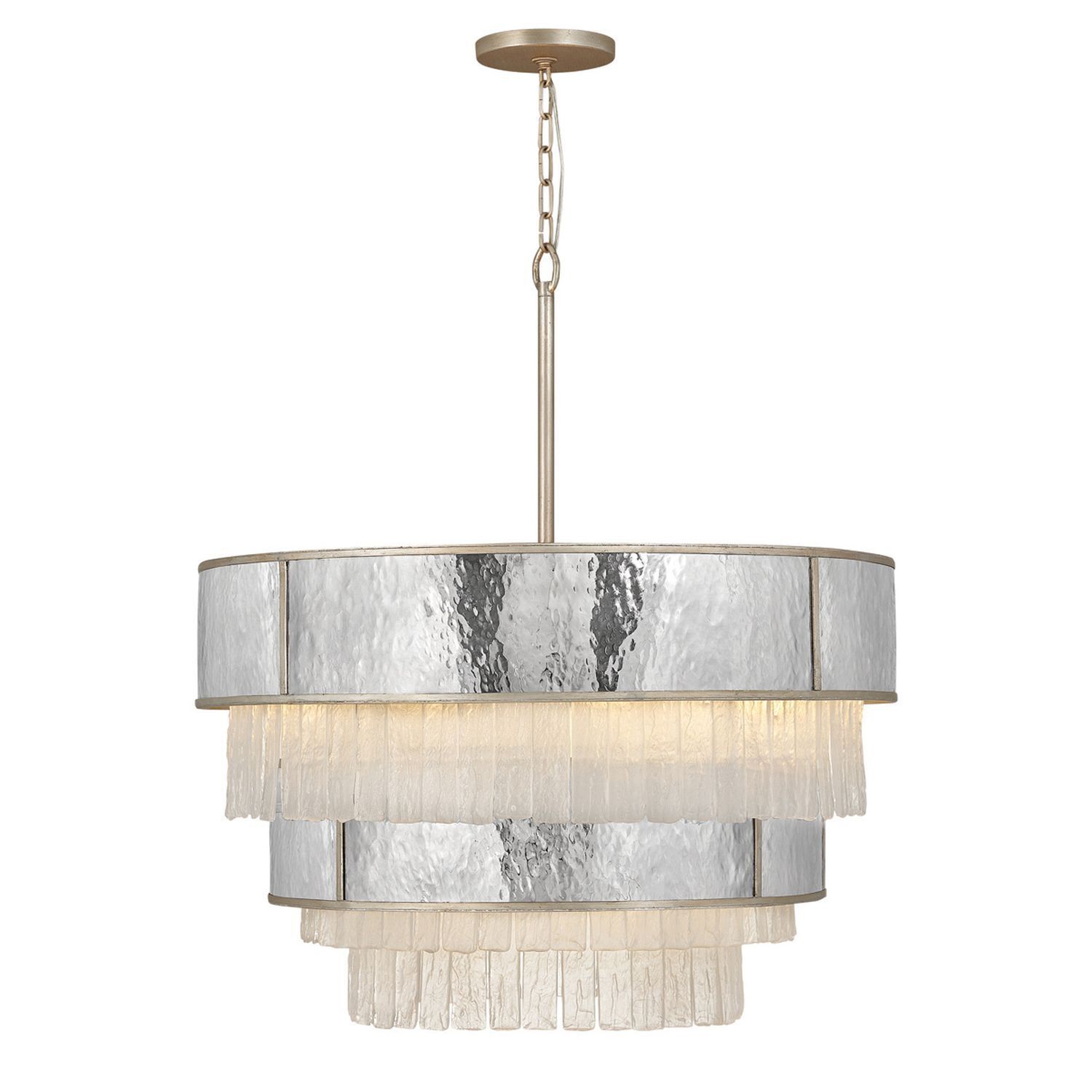 Grande lampe à suspendre ronde Ø 81,3 cm H : max. 409,4 cm 12x E14