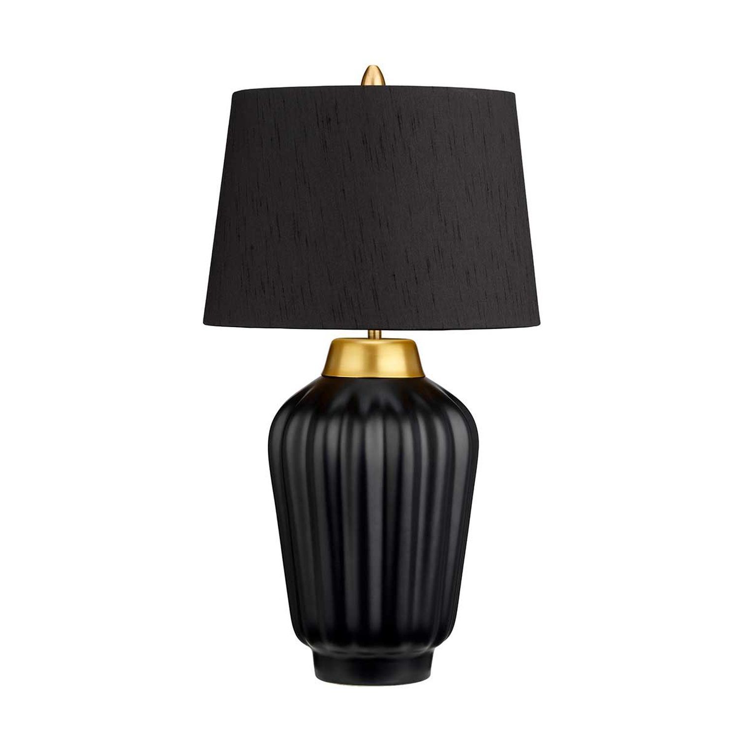 Lampe de chevet céramique tissu 56,2 cm de haut E27 Lampe, Tischlampe