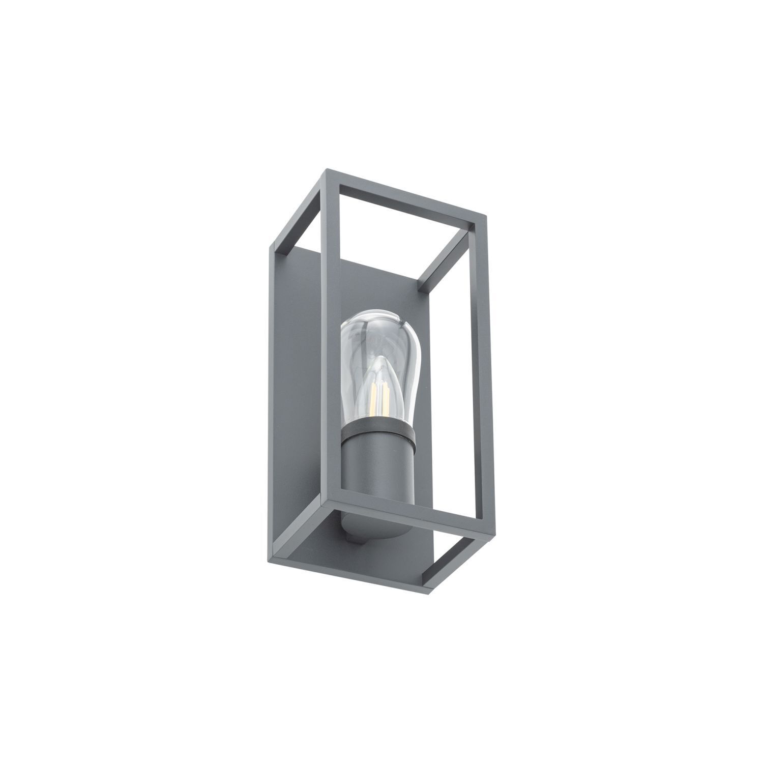 Applique extérieure Gris IP54 E14 Verre Aluminium Moderne