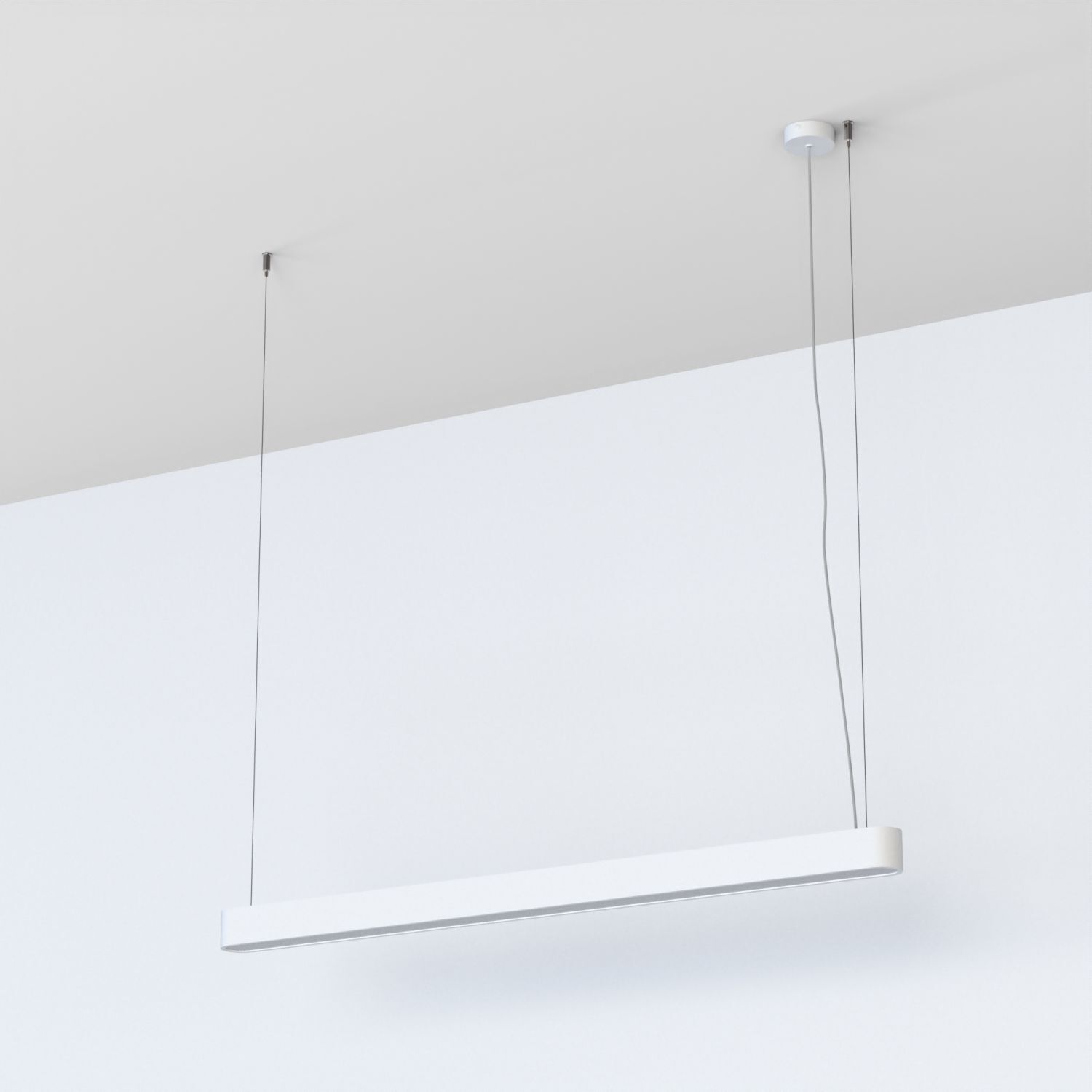 Lampe à suspendre Blanc 3000 K 3200 lm T8 LED réglable L : 125 cm