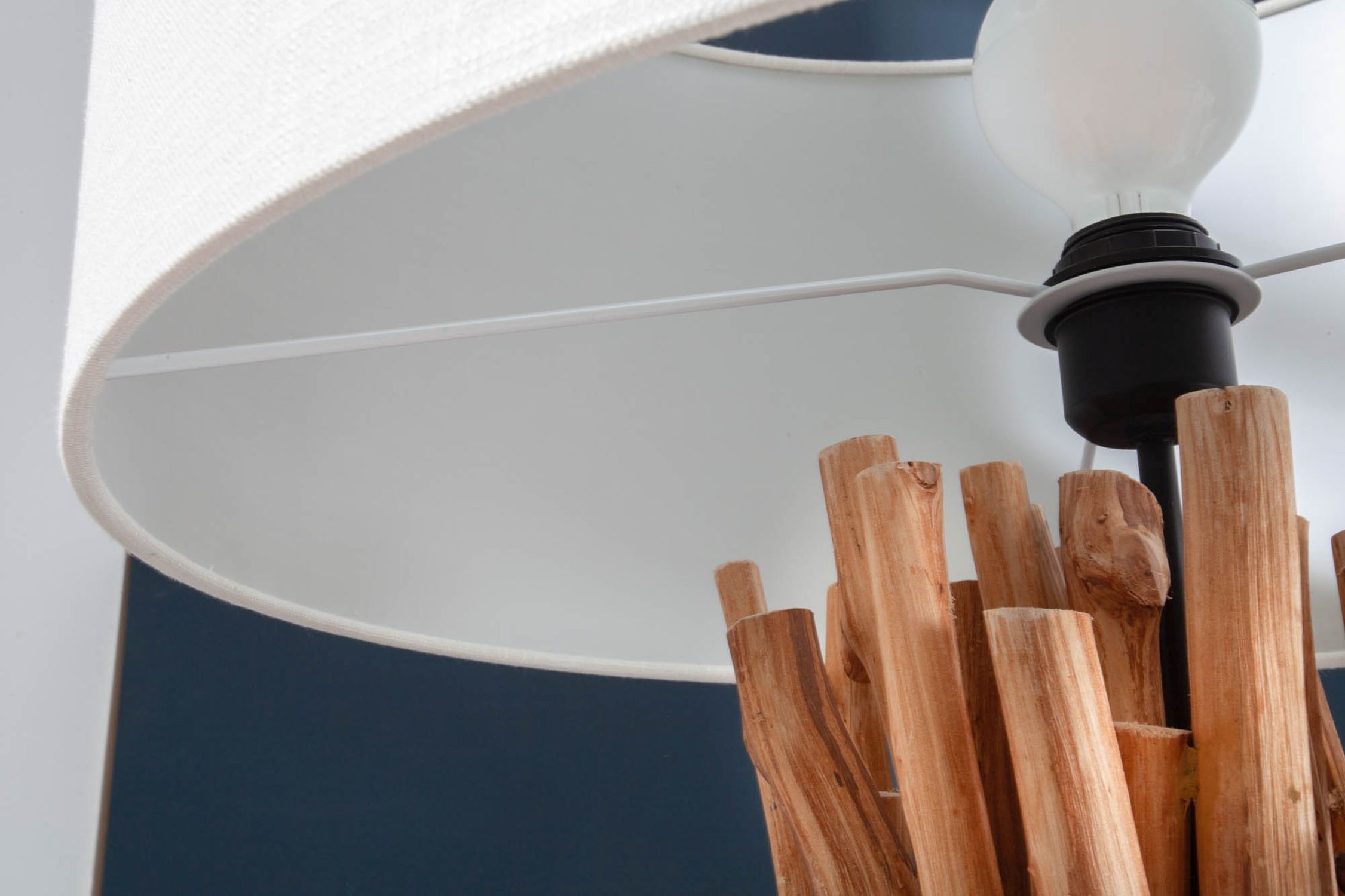 Lamp, Lighting, Teak wood, Lampshade