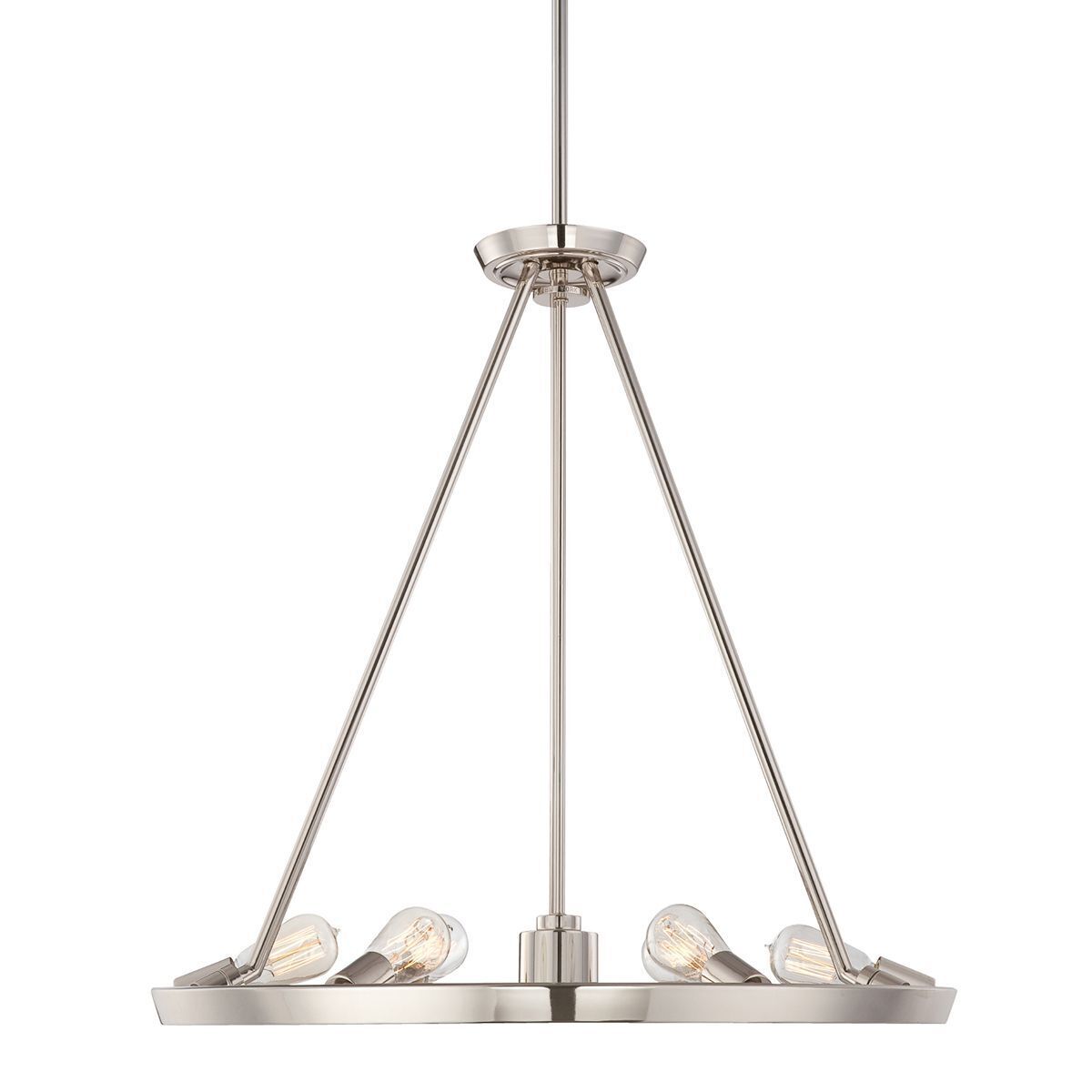 Suspension en argent Ø71cm ronde table à manger RESFINE Leuchter, Lampe