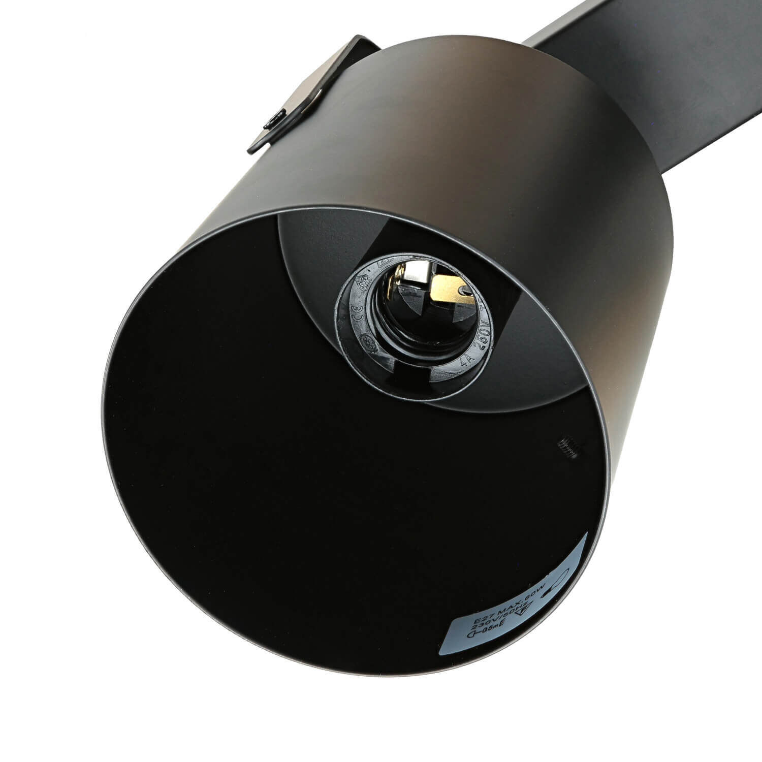 Deckenstrahler Schwarz 3 flmg E27 Beleuchtung, Festplatte