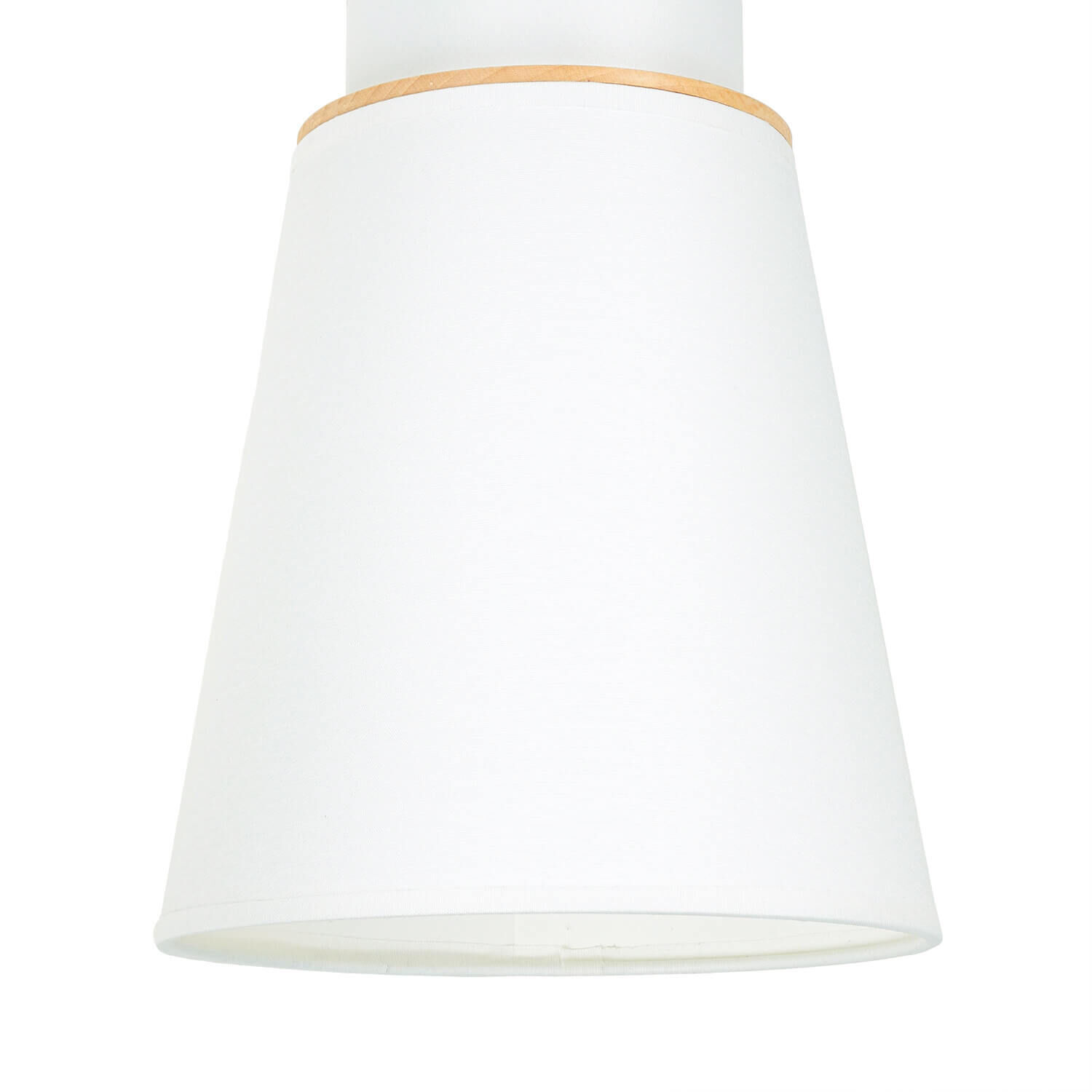 Plafonnier Blanc Bois 4-flmg Moderne Lampe