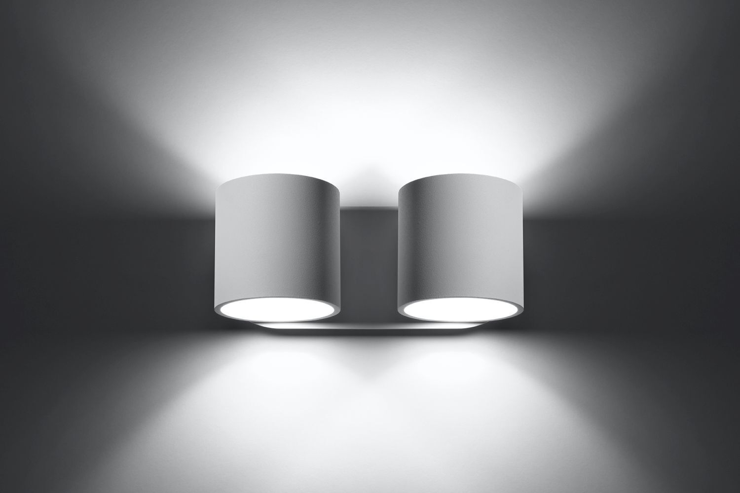 Applique Up Down Blanc Aluminium Moderne Stylé
