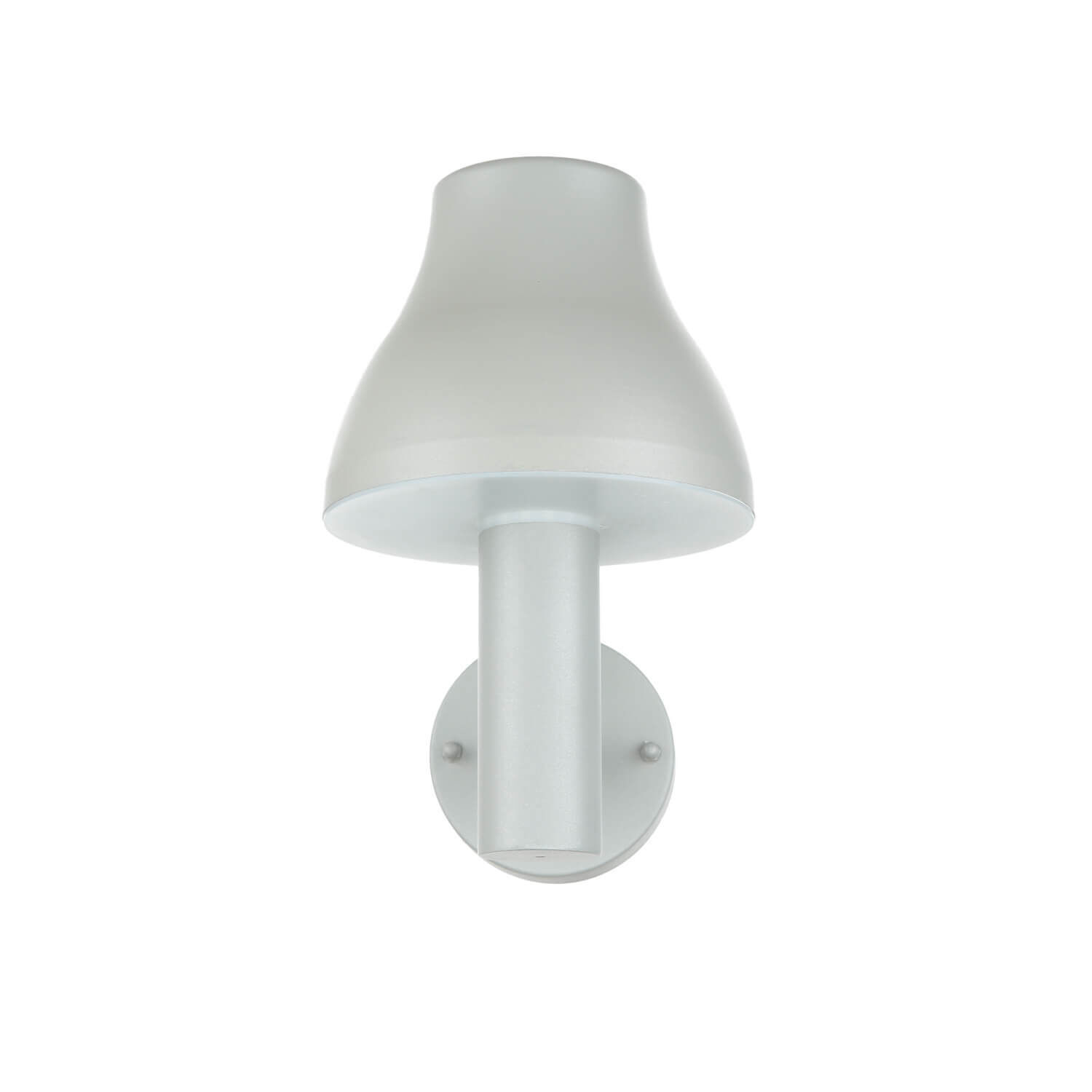 Lampe LED d'extérieur murale argentée IP44 680 lm 3000 K