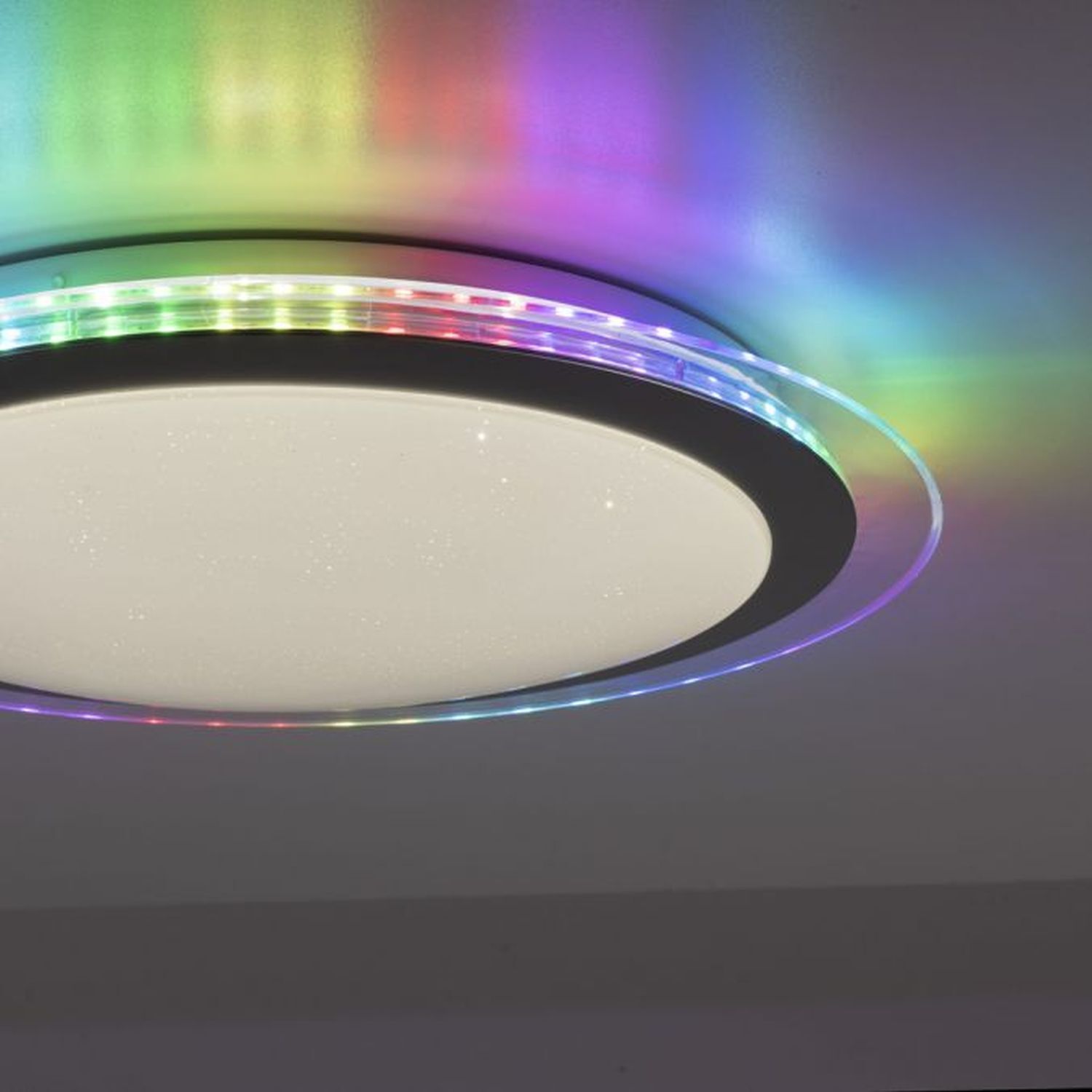 Lampe de plafonnier LED Rainbow RGB Dimmer Ø45 cm Télécommande
