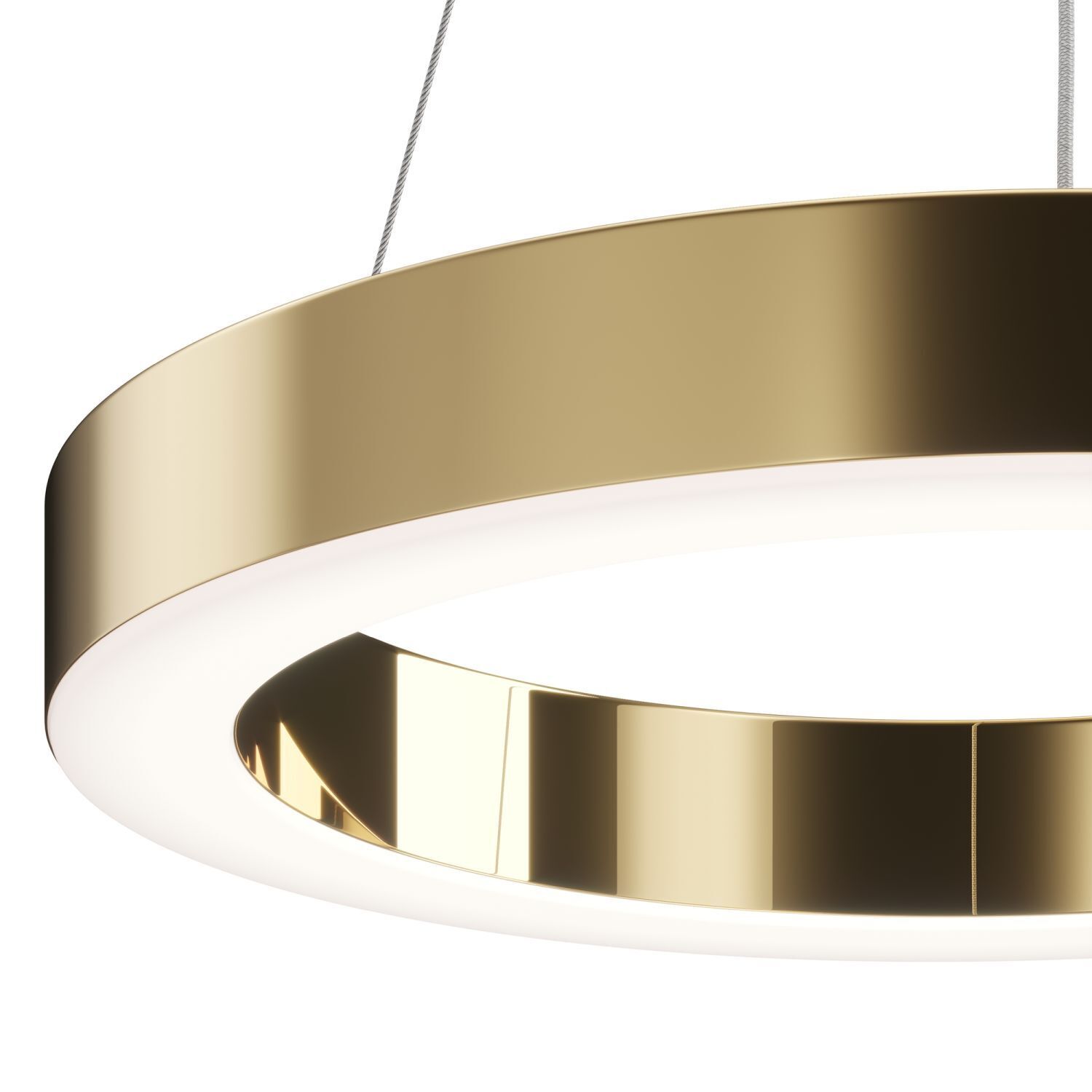 Lustre LED rond D : 40 cm H : max. 180 cm 2500 lm Lampe