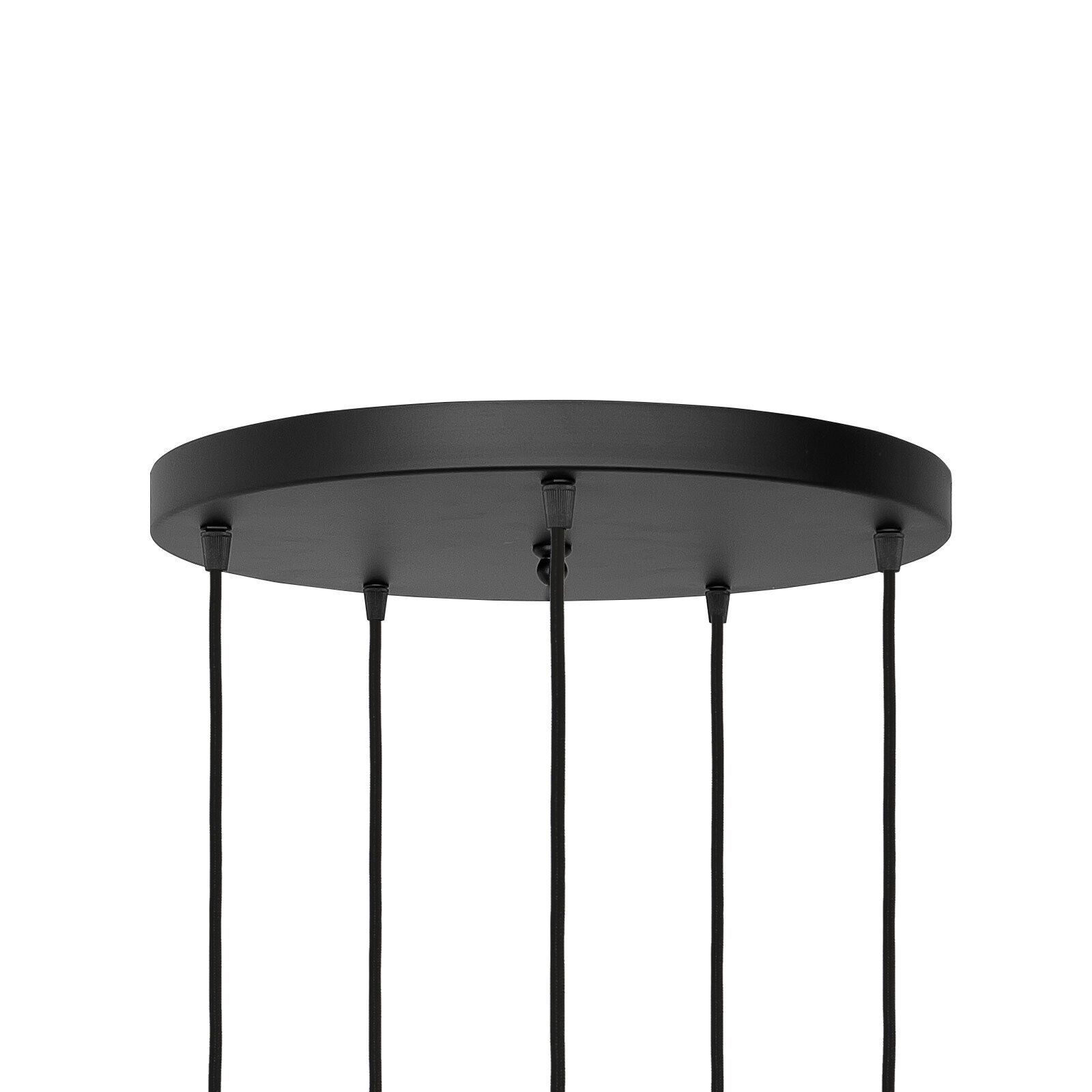 Suspension Ø 45 cm laiton fer verre E27 réglable