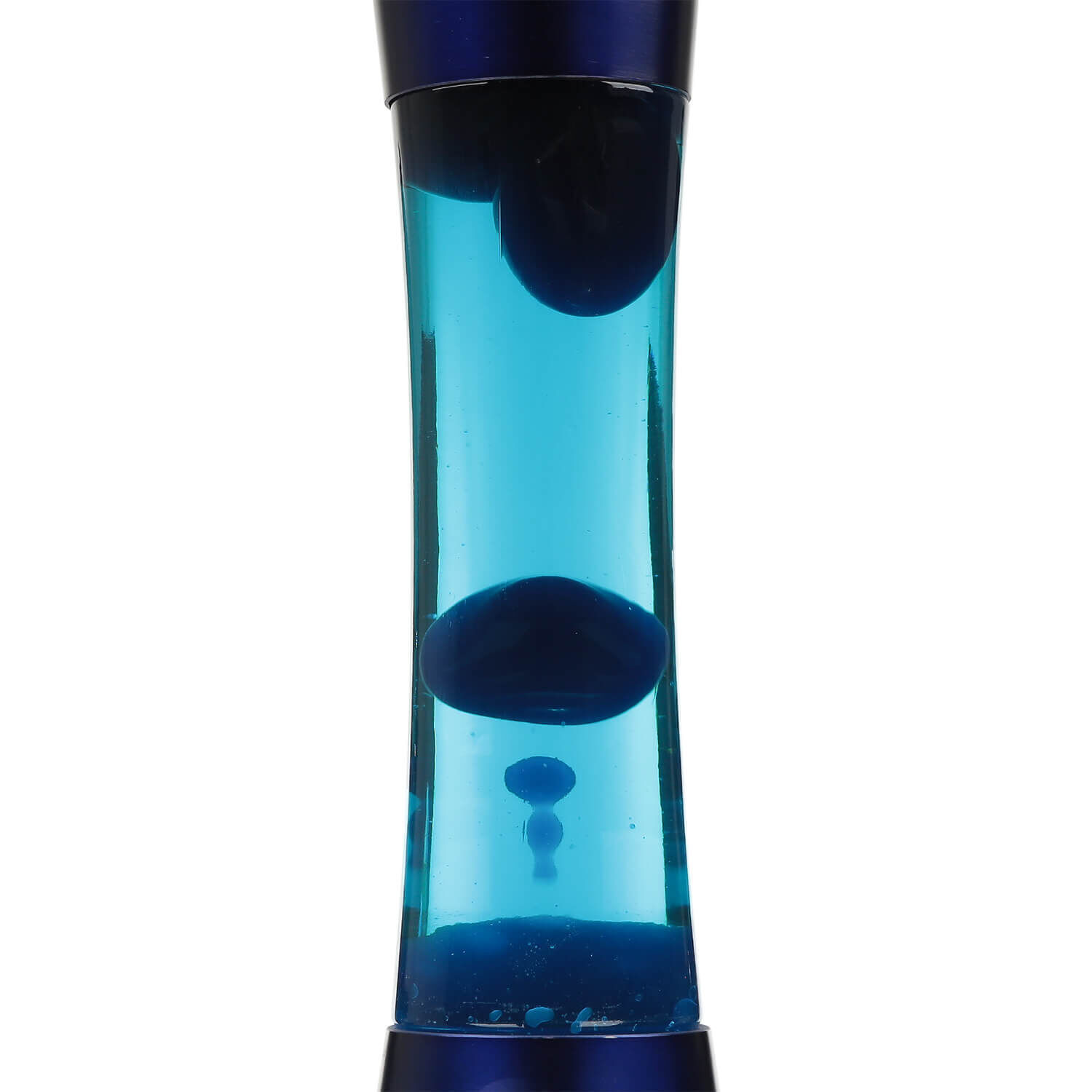 Lampe à lave "Ringo" bleu Flasche