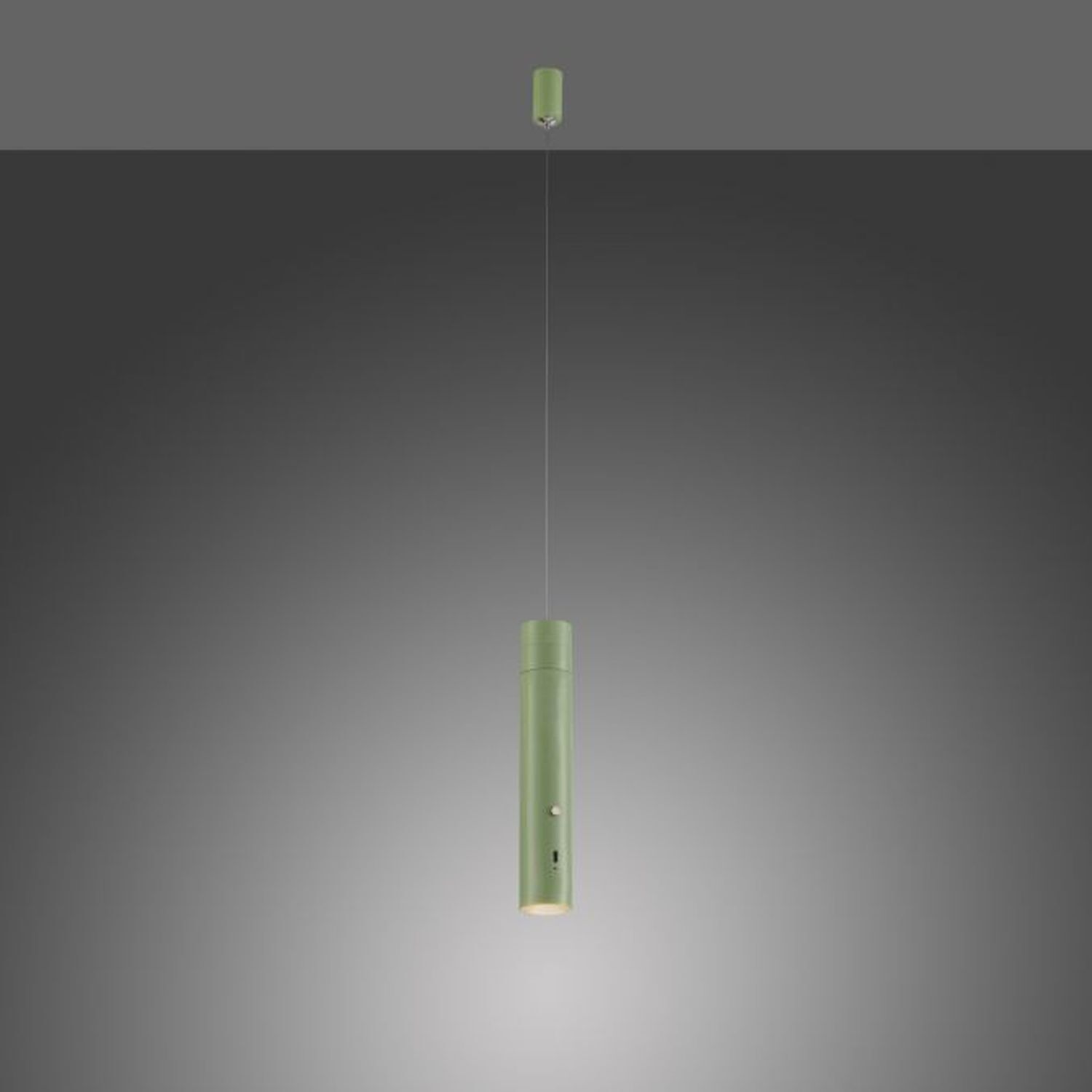 LED Akku Suspension Vert Métal Touch Variation 3000 K Lampe, Kronleuchter