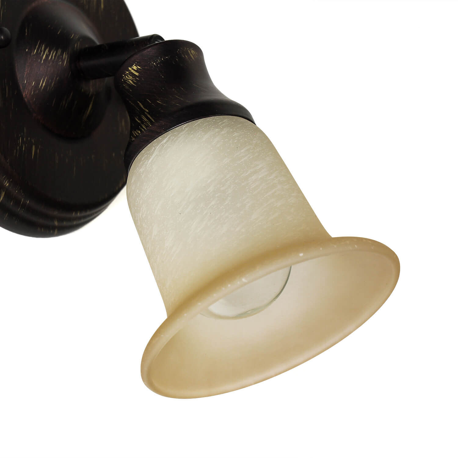 Spot mural rustique Claire en brun rouille Leuchte, Lampe