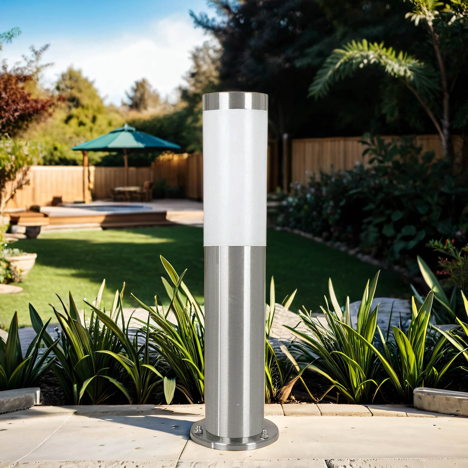 Borne d'éclairage extérieur en acier inoxydable IP44 Jardin