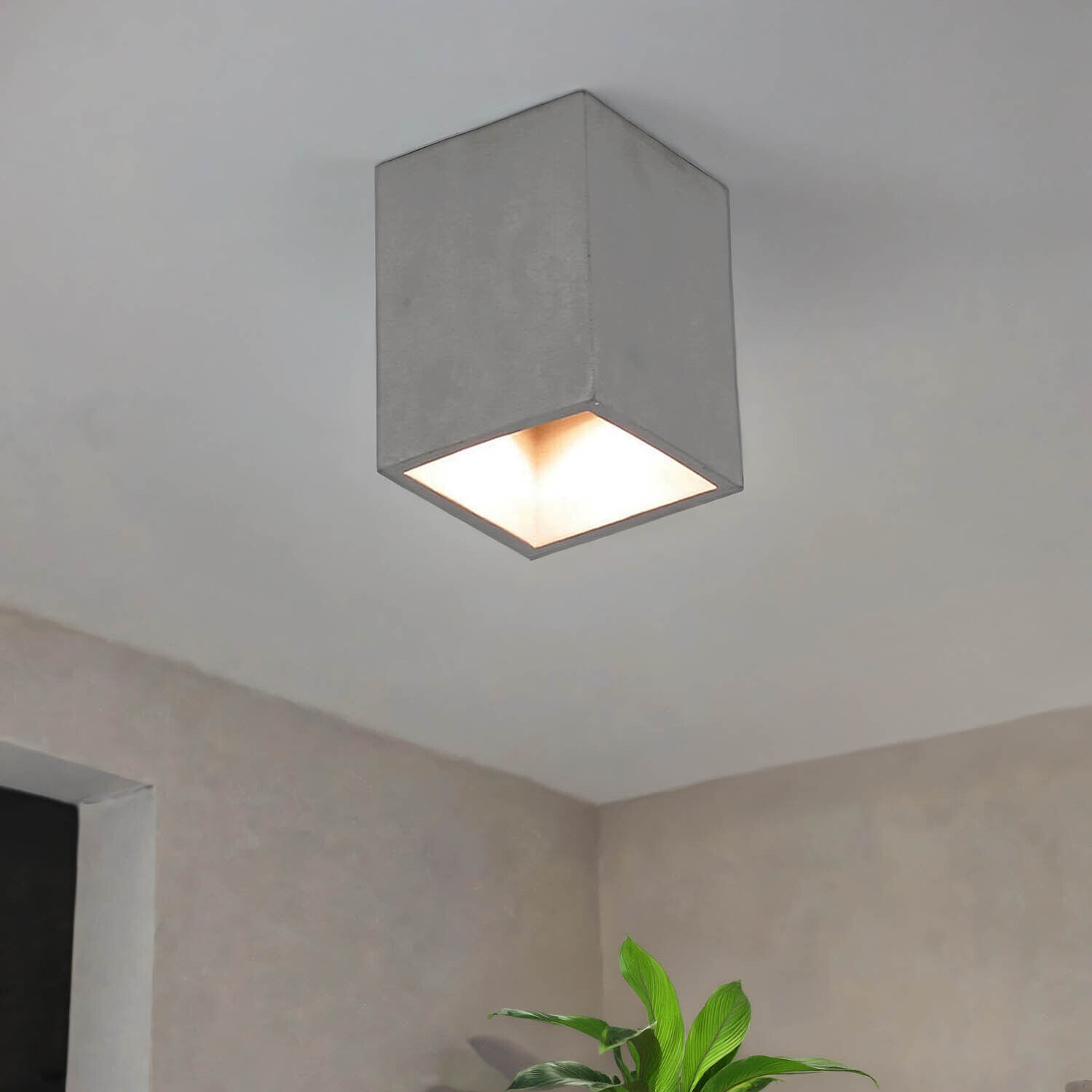 Spot à monter en angle béton Deckenleuchte, Lampe