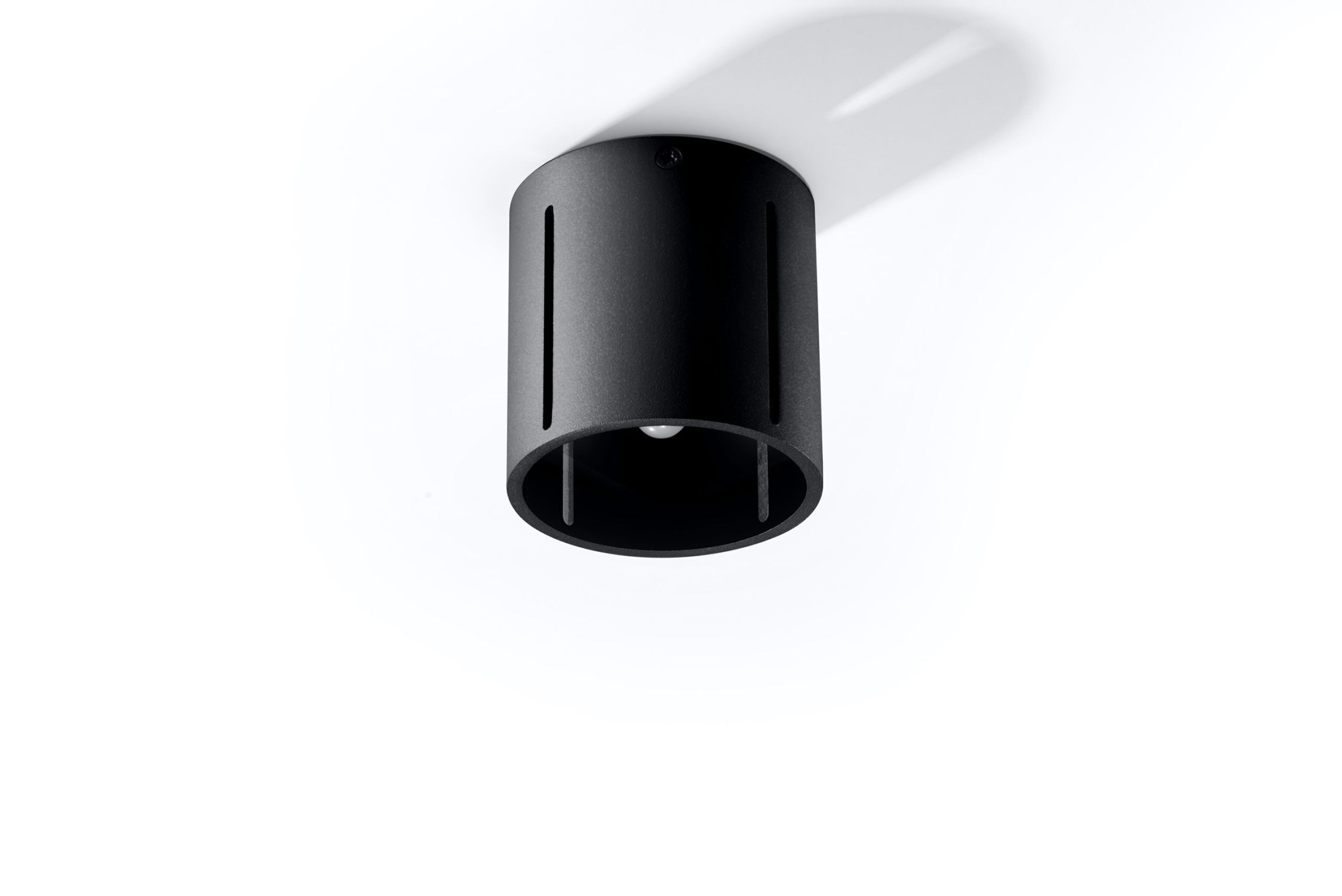 Plafonnier Noir petit Ø 10 cm Métal G9 Spot