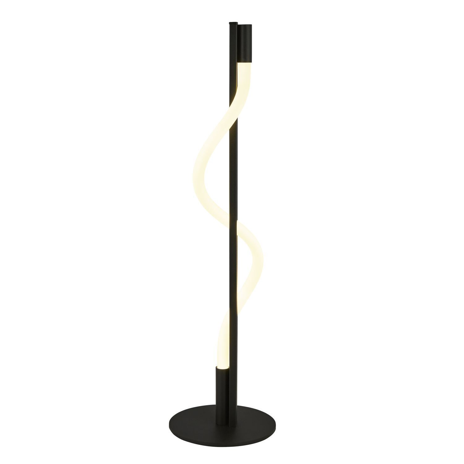 Lampe de table LED Touch 56 cm noir mat blanc