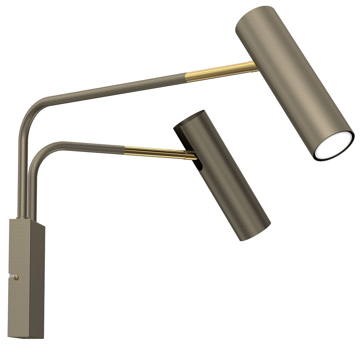 Verstellbarer Wandspot Metall GU10 B:60 cm stilvoll Lampe, Beleuchtung, Tischlampe
