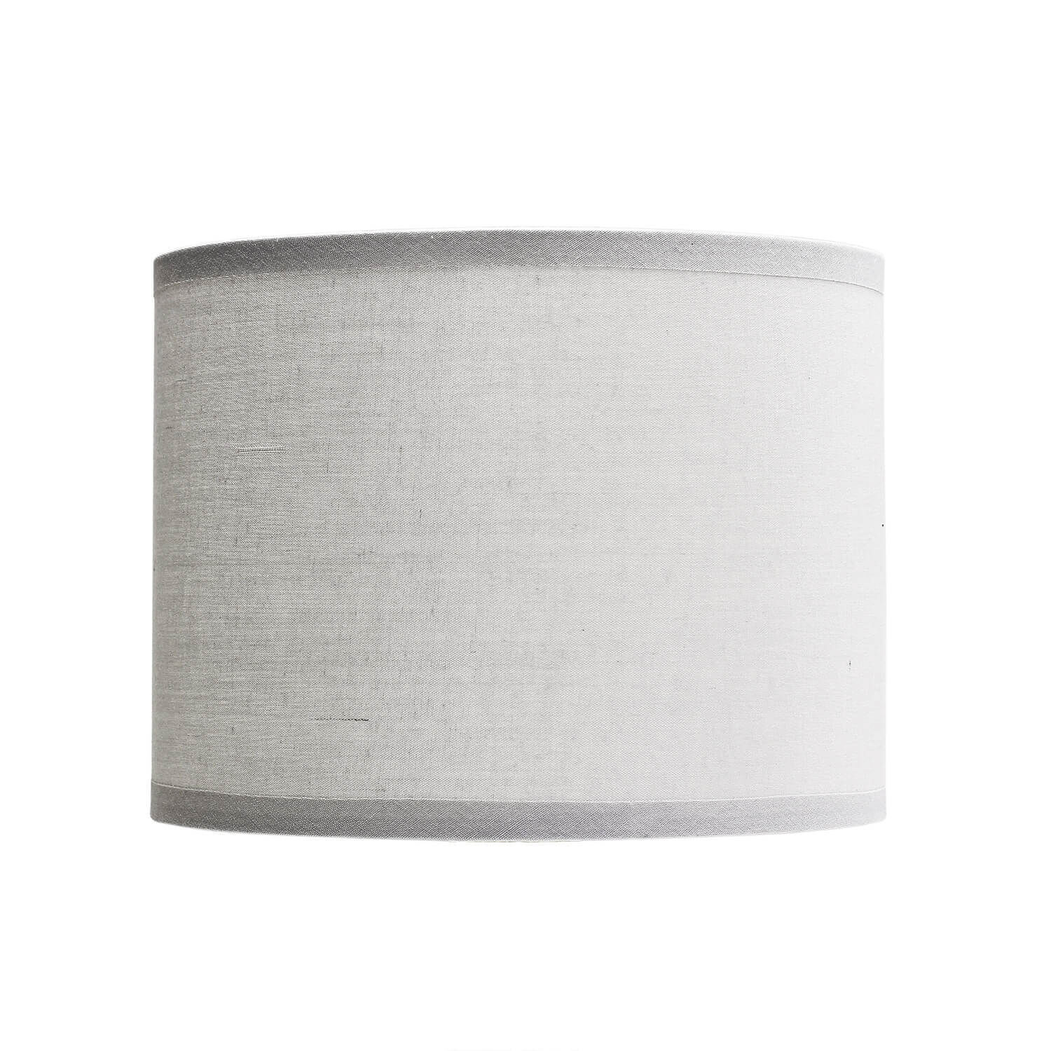 Abat-jour gris tissu pour lampe de table E14