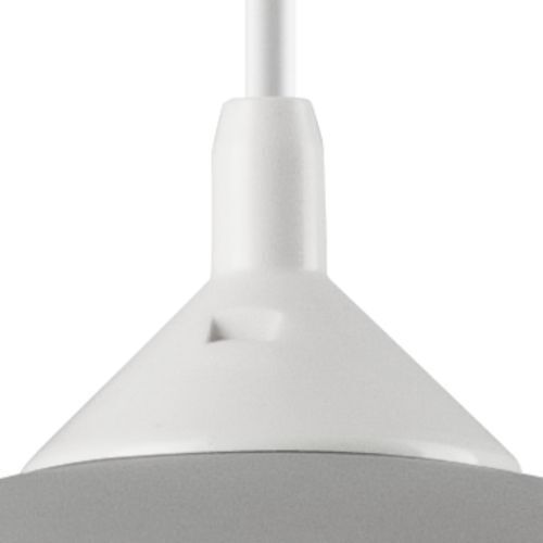 Lampe à suspendre Salon Table à manger Gris Verre rond