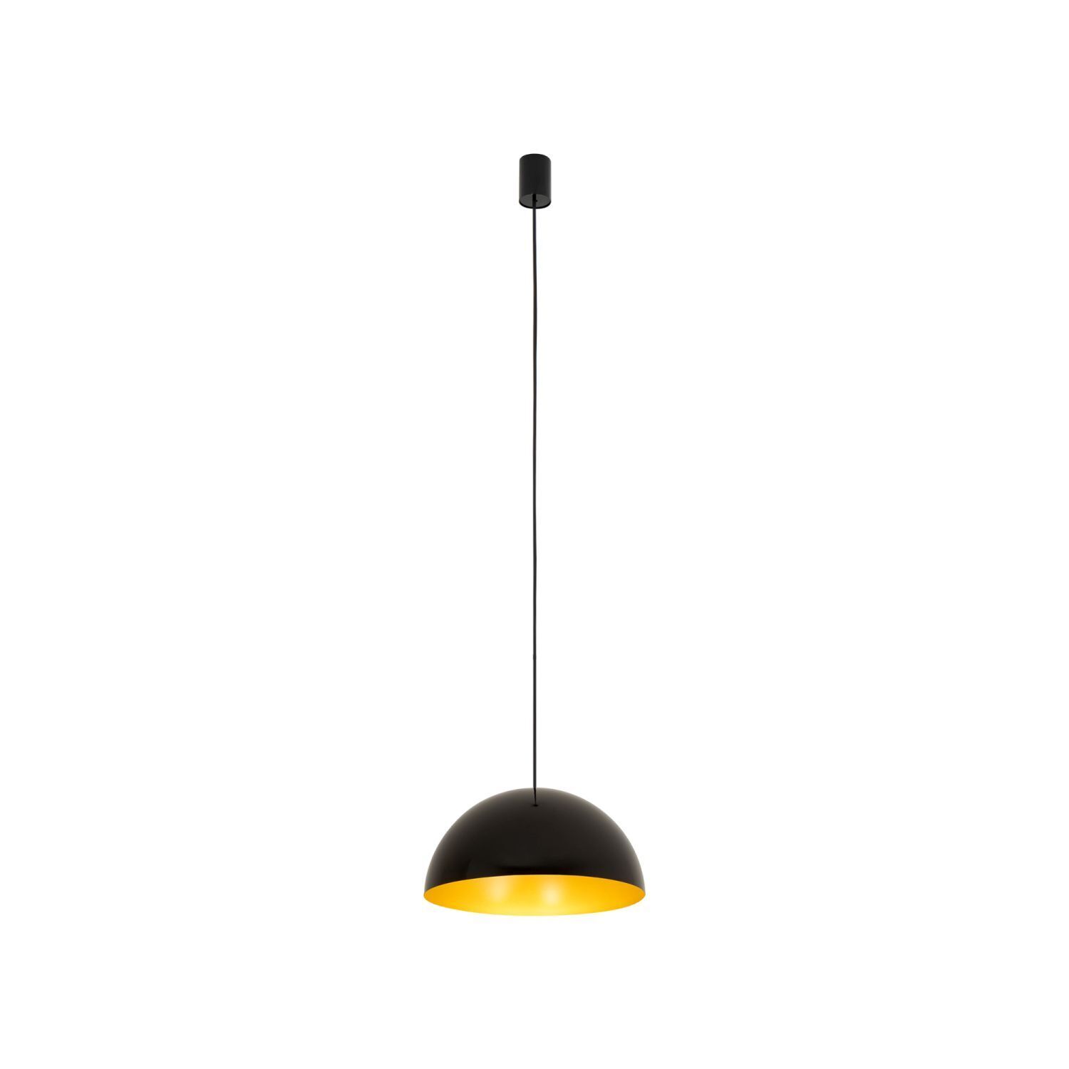 Lampe à suspendre noir or mat GX53 Ø 33 cm Métal