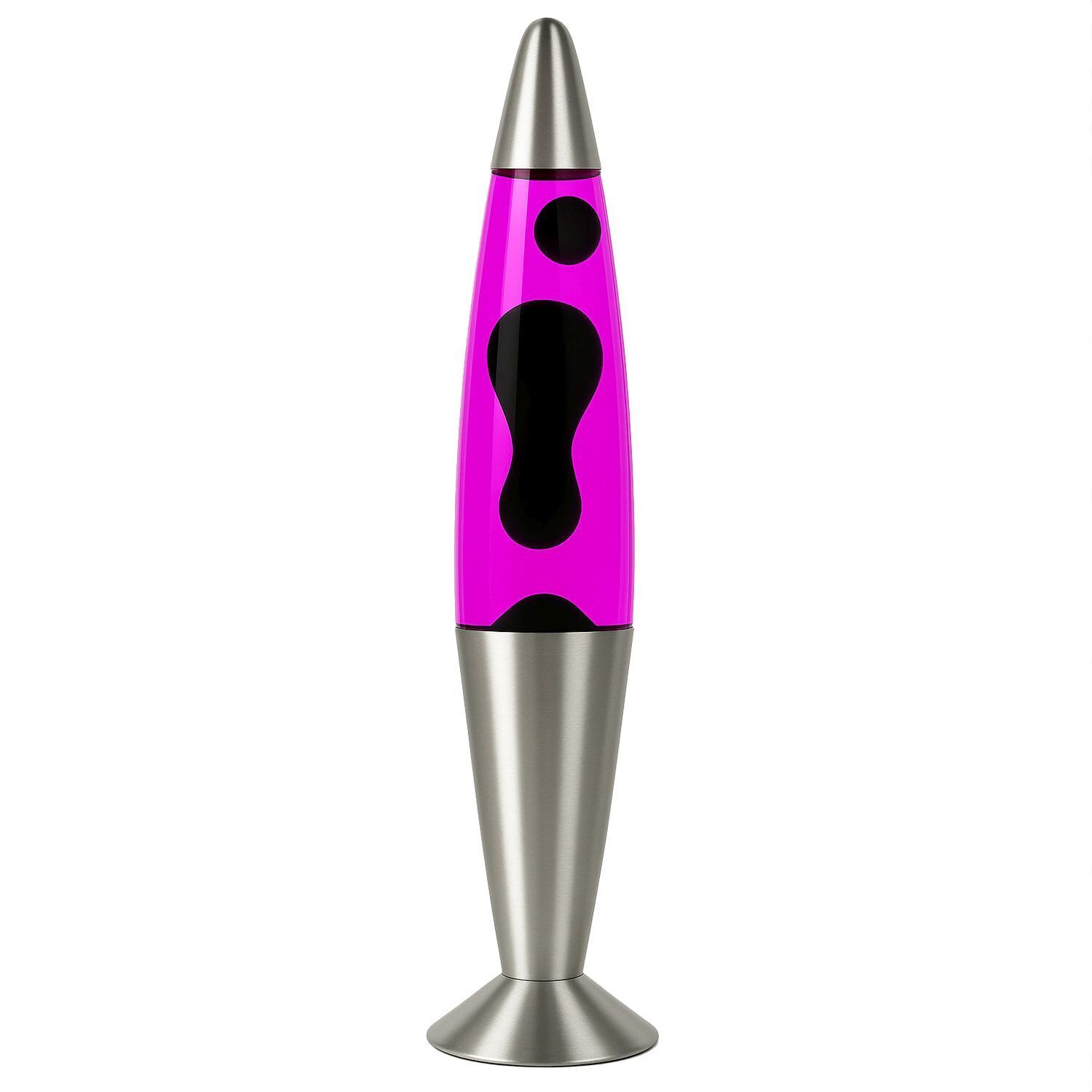 Lampe à Lave Déco Rose Noir 42 cm Rétro JENNY