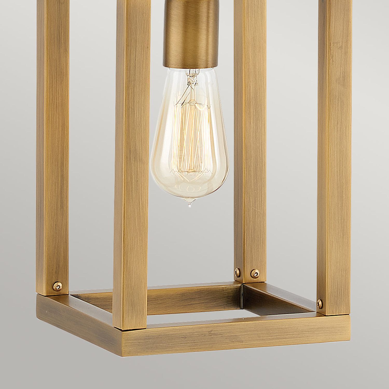 Lampe à suspendre bronze brossé L : 17,8 cm H : max. 2 m E27