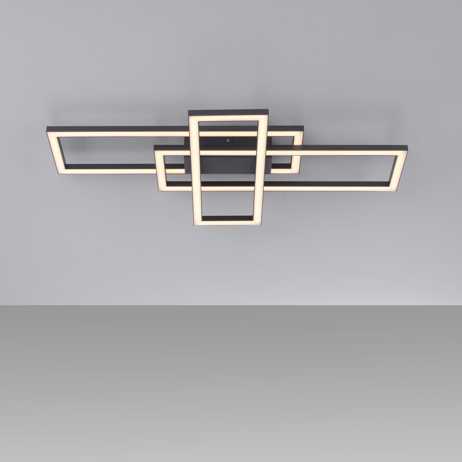 Plafonnier LED à intensité variable noir 19 W 3000 K orientable Kühlergrill, Regal