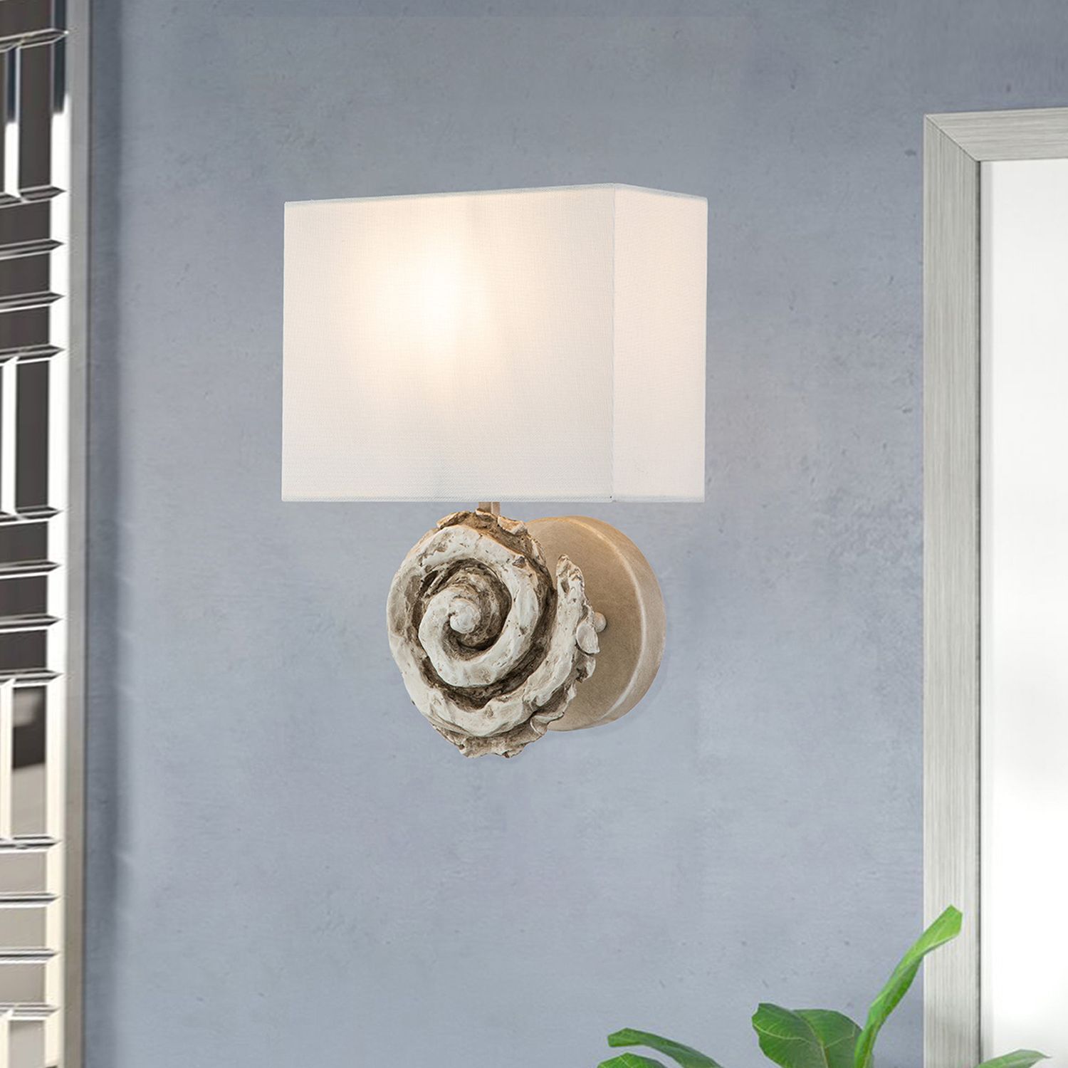 Applique Tissu 31,8 cm de haut Crème Blanc