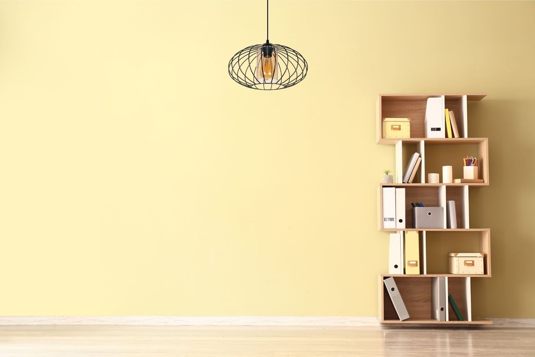 Regal, Büro, Bücherregal, Aufbewahrung, Lampe