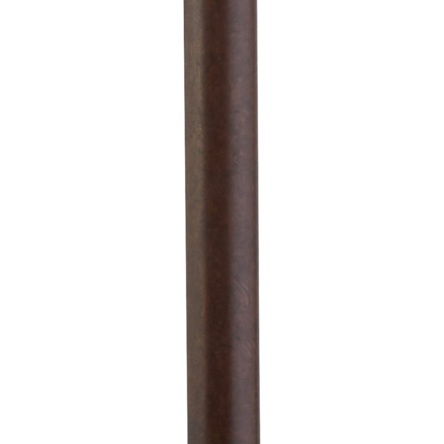 Lampe d'extérieur jardin IP44 E27 110 cm brun rouille verre métal