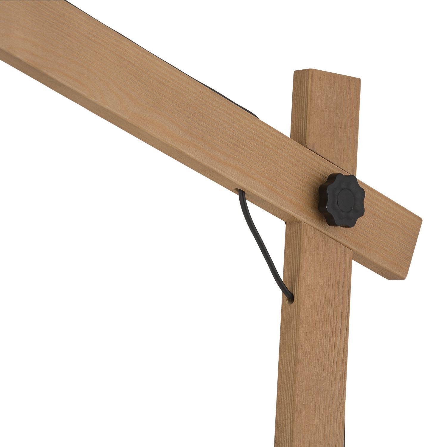 Lampadaire 180 cm de haut E27 réglable bois métal