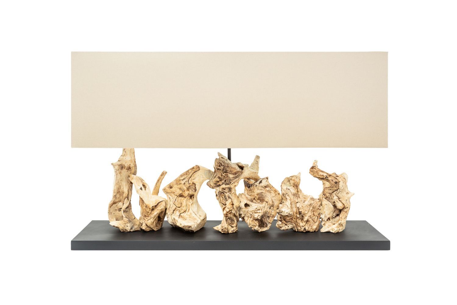 Holz, Lampe, Tischlampe